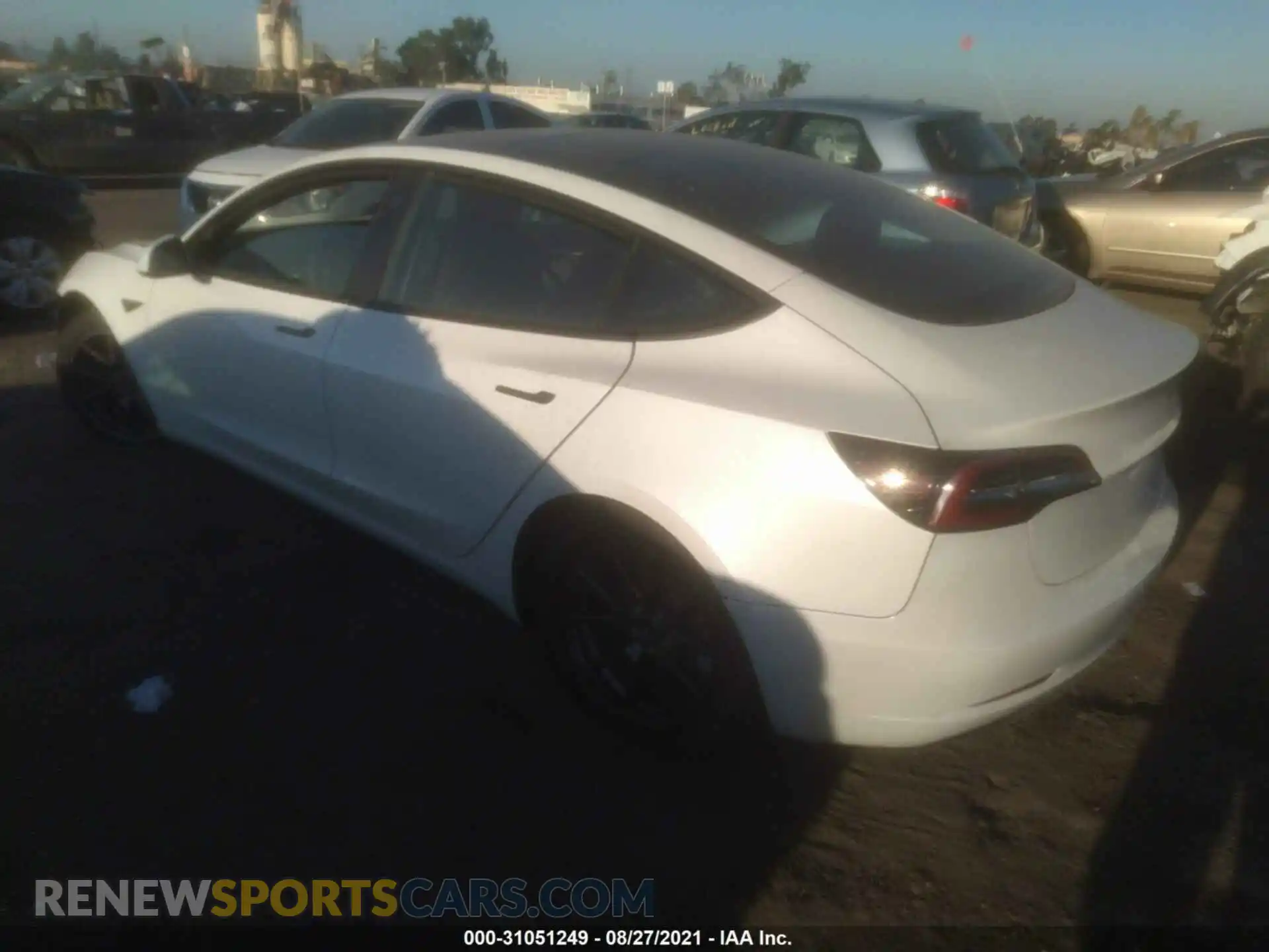 3 Photograph of a damaged car 5YJ3E1EA6MF997891 TESLA MODEL 3 2021