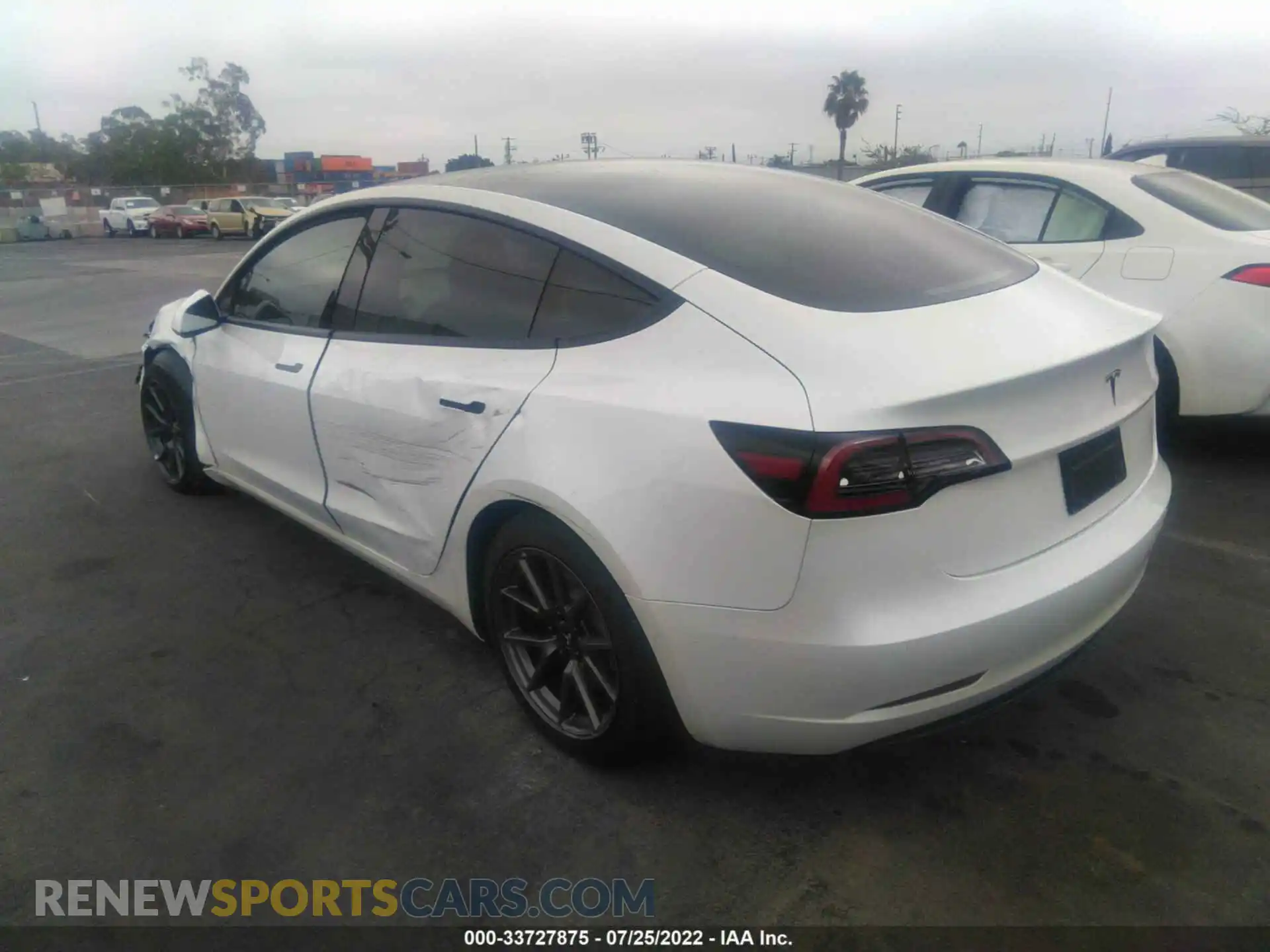 3 Photograph of a damaged car 5YJ3E1EA7MF006357 TESLA MODEL 3 2021