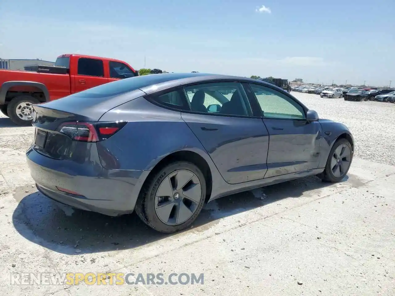 3 Photograph of a damaged car 5YJ3E1EA7MF029847 TESLA MODEL 3 2021