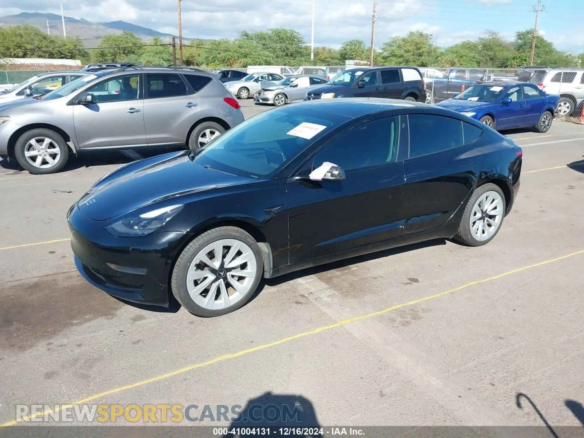 2 Photograph of a damaged car 5YJ3E1EA7MF031288 TESLA MODEL 3 2021
