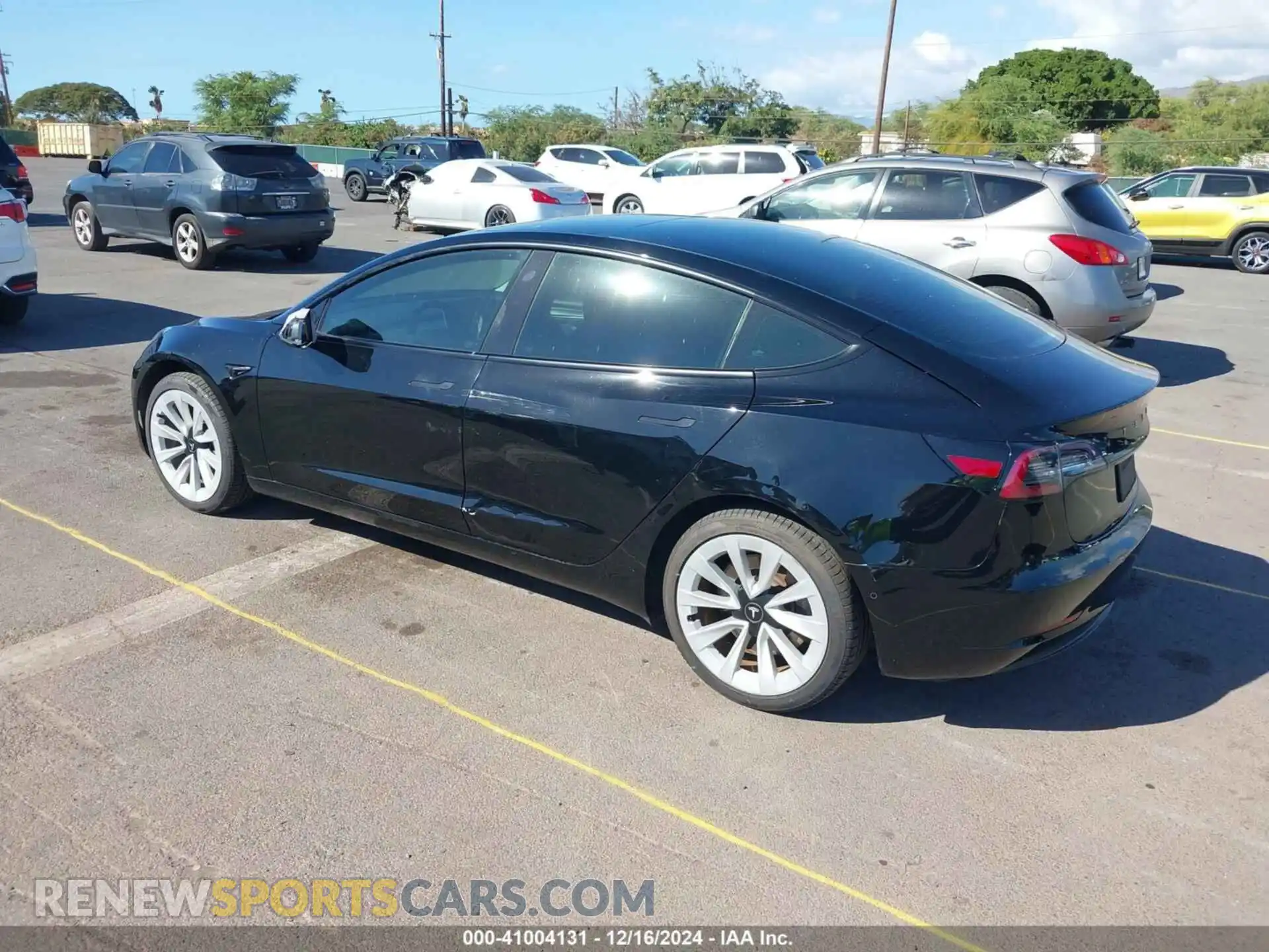 3 Photograph of a damaged car 5YJ3E1EA7MF031288 TESLA MODEL 3 2021