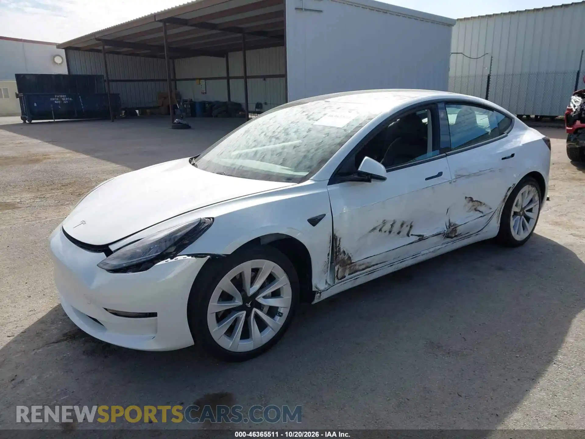 2 Фотография поврежденного автомобиля 5YJ3E1EA7MF046650 TESLA MODEL 3 2021