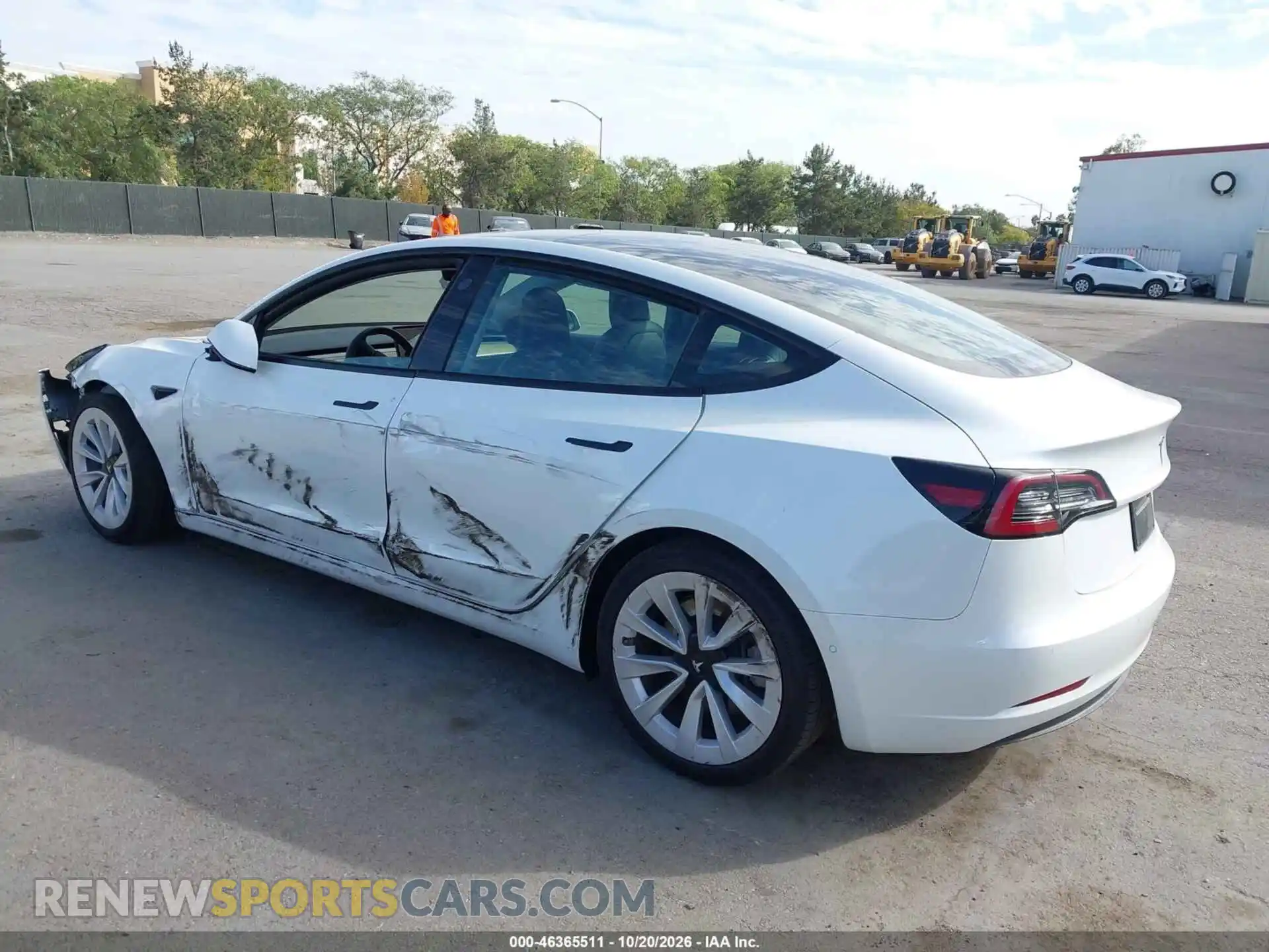3 Фотография поврежденного автомобиля 5YJ3E1EA7MF046650 TESLA MODEL 3 2021