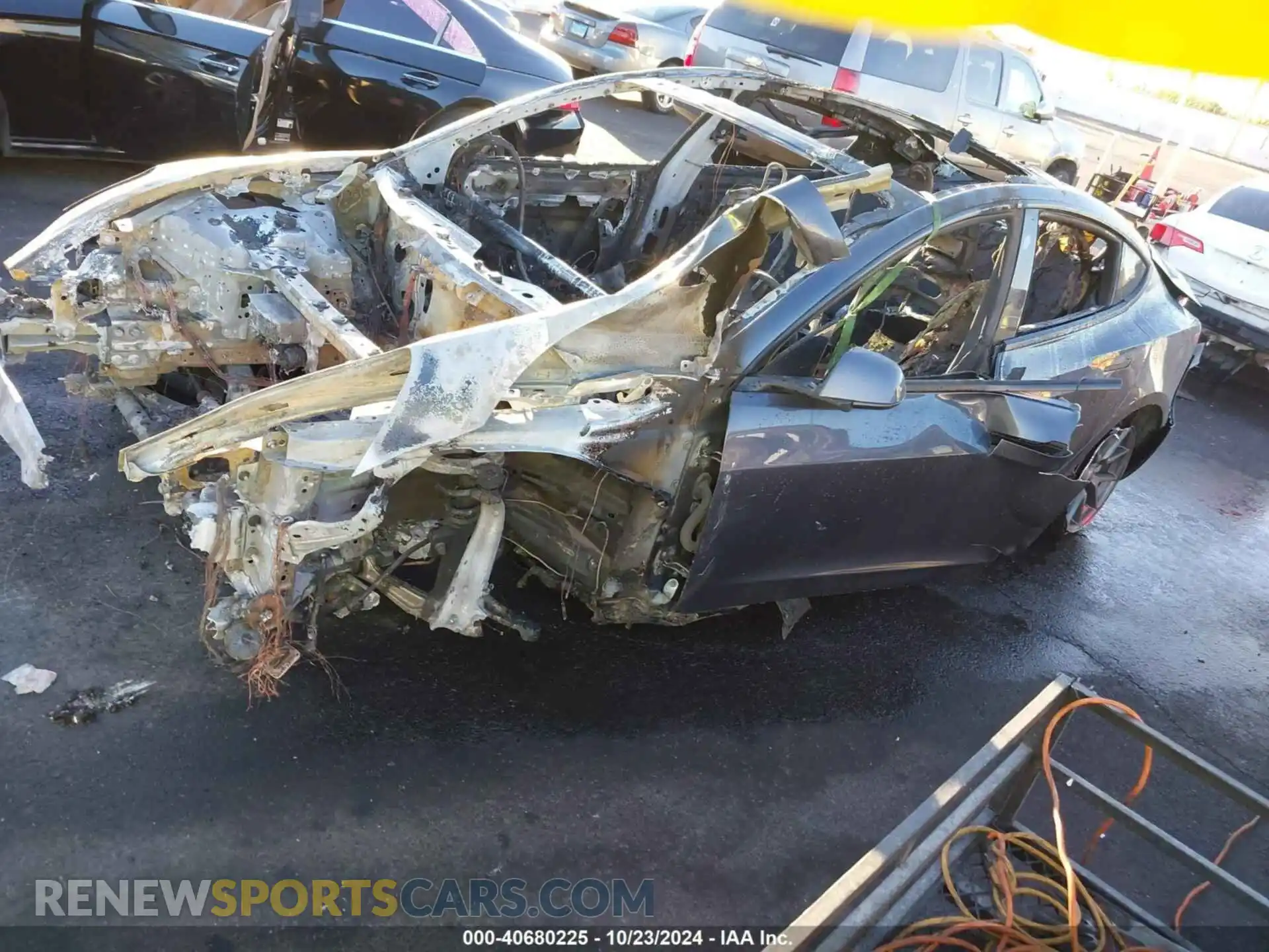 2 Photograph of a damaged car 5YJ3E1EA7MF051704 TESLA MODEL 3 2021