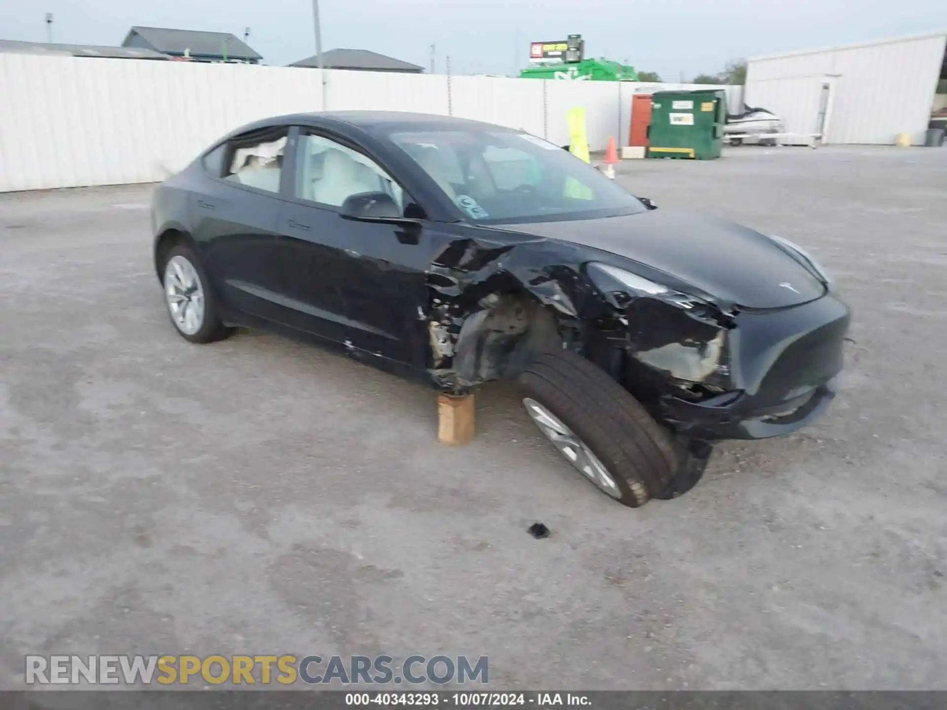 1 Photograph of a damaged car 5YJ3E1EA7MF057860 TESLA MODEL 3 2021