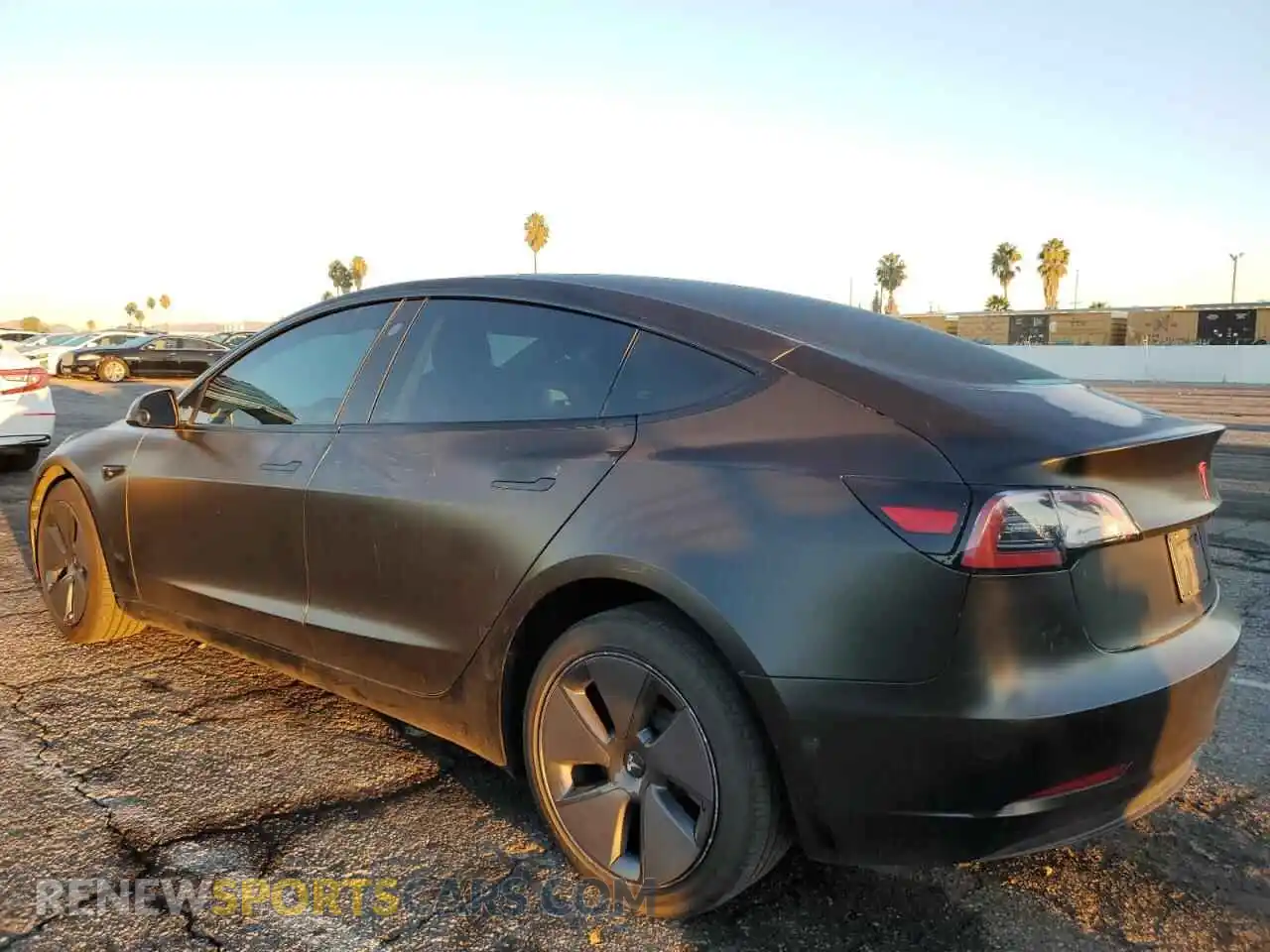 2 Photograph of a damaged car 5YJ3E1EA7MF061259 TESLA MODEL 3 2021