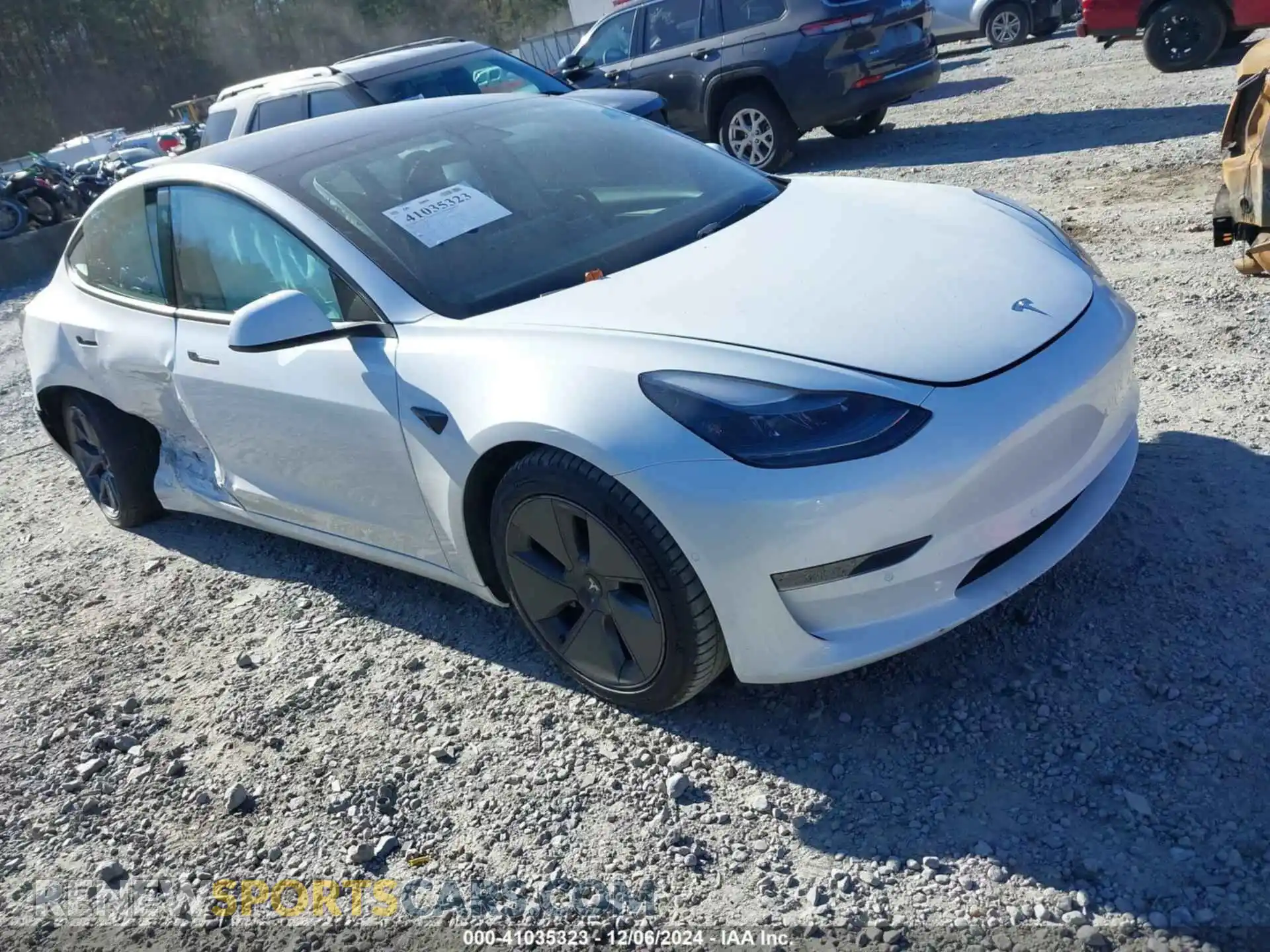 1 Фотография поврежденного автомобиля 5YJ3E1EA7MF086856 TESLA MODEL 3 2021