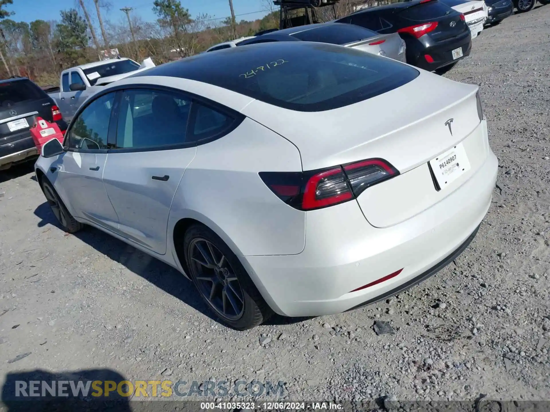 3 Фотография поврежденного автомобиля 5YJ3E1EA7MF086856 TESLA MODEL 3 2021