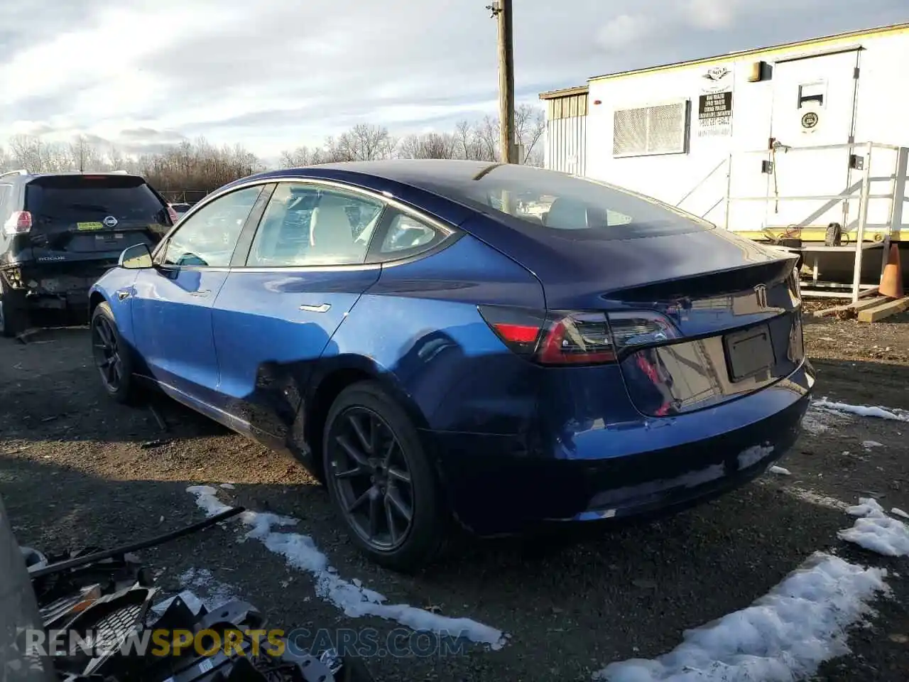 2 Photograph of a damaged car 5YJ3E1EA7MF091491 TESLA MODEL 3 2021