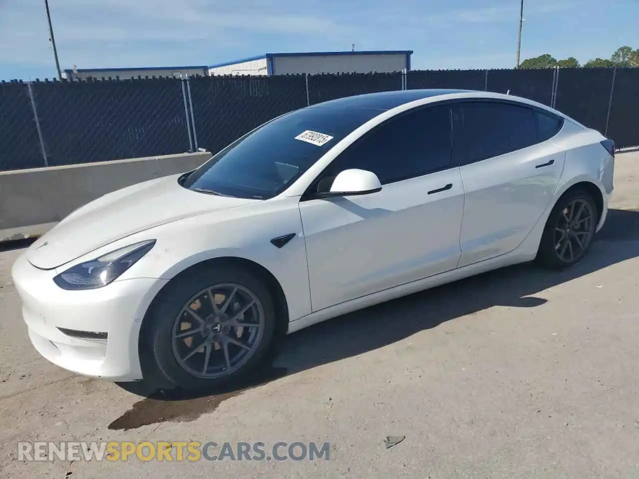 1 fotografías del automóvil dañado 5YJ3E1EA7MF093452 TESLA MODEL 3 2021
