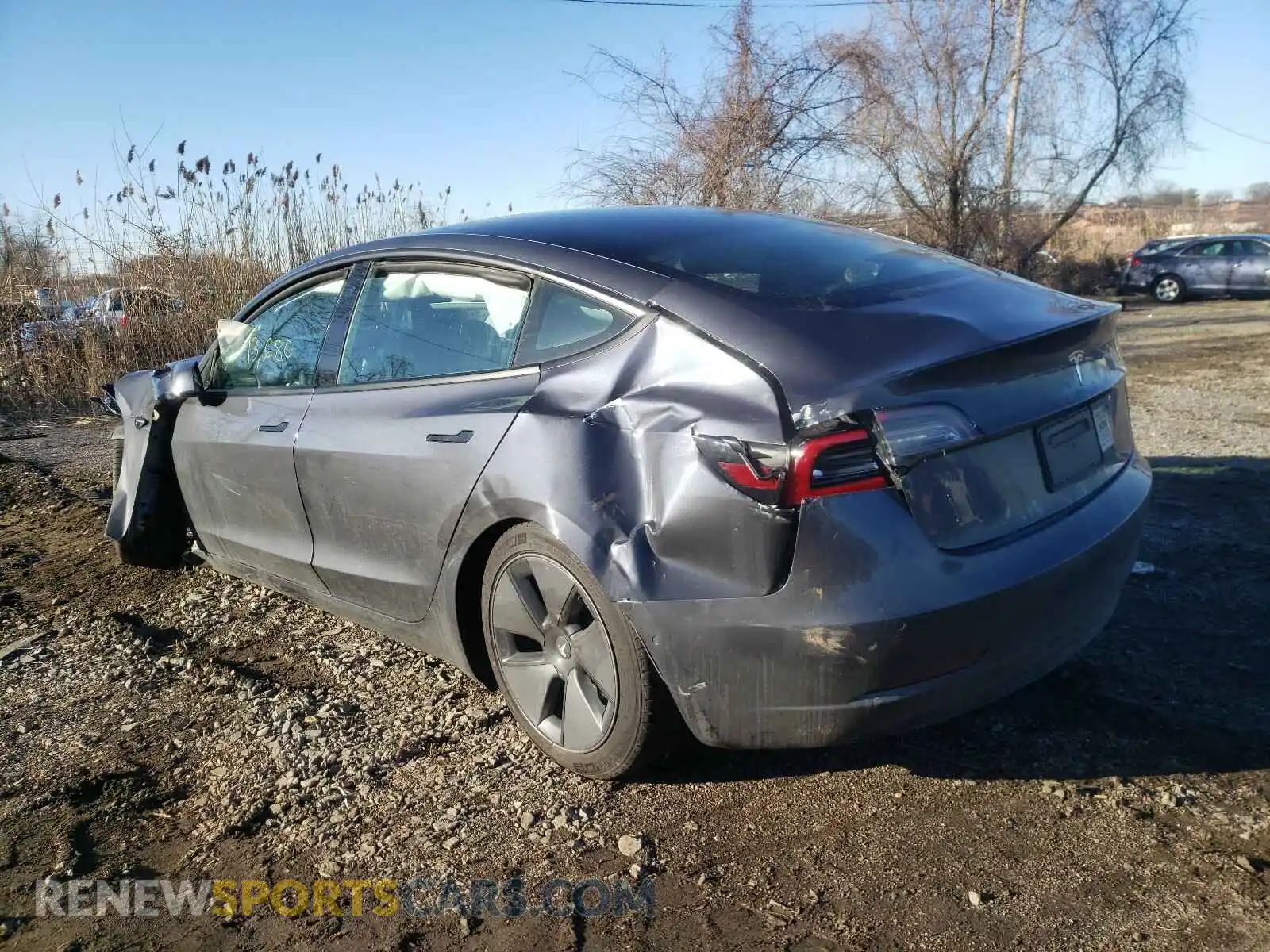 3 Photograph of a damaged car 5YJ3E1EA7MF850270 TESLA MODEL 3 2021