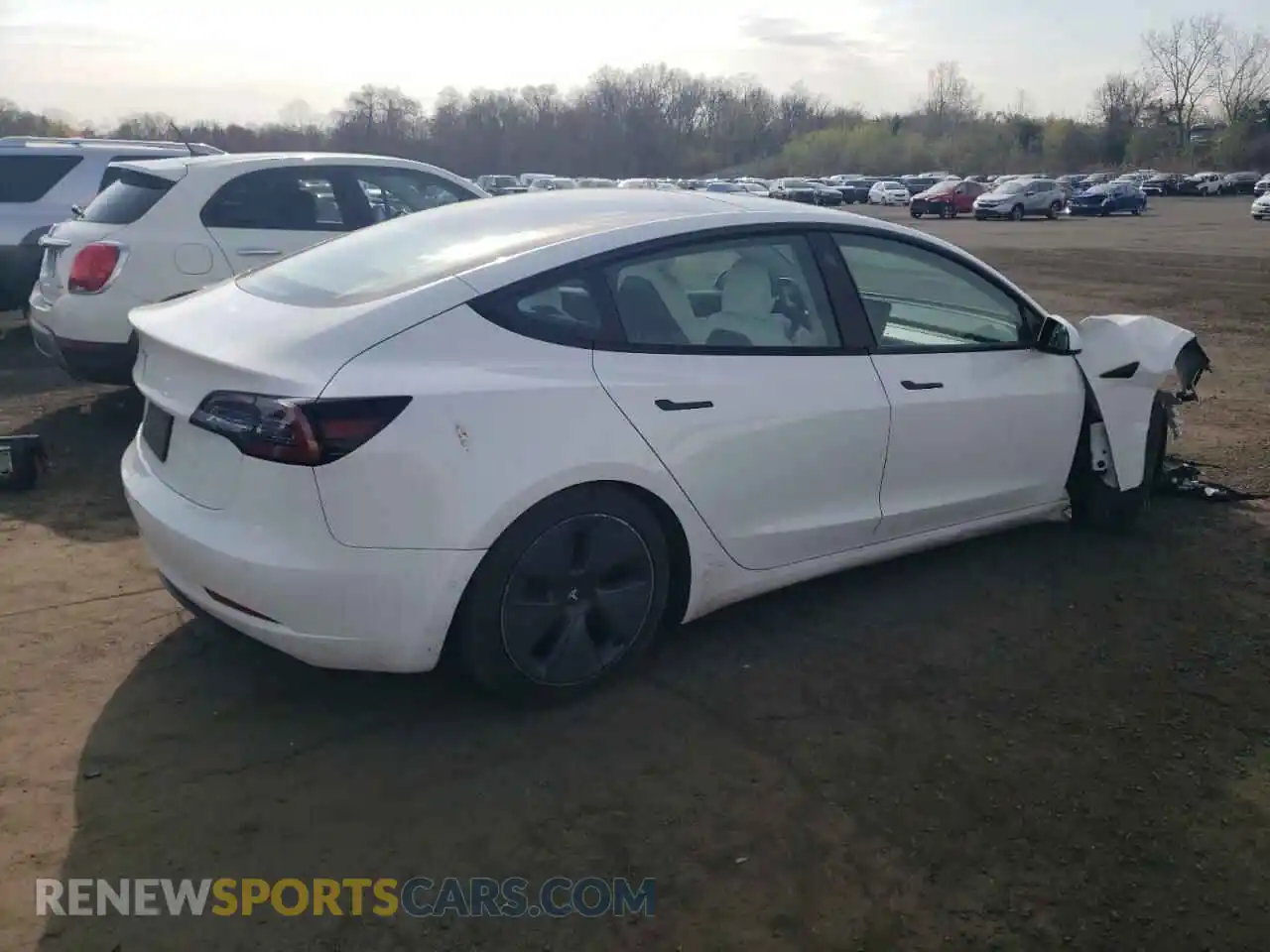 3 Photograph of a damaged car 5YJ3E1EA7MF853816 TESLA MODEL 3 2021