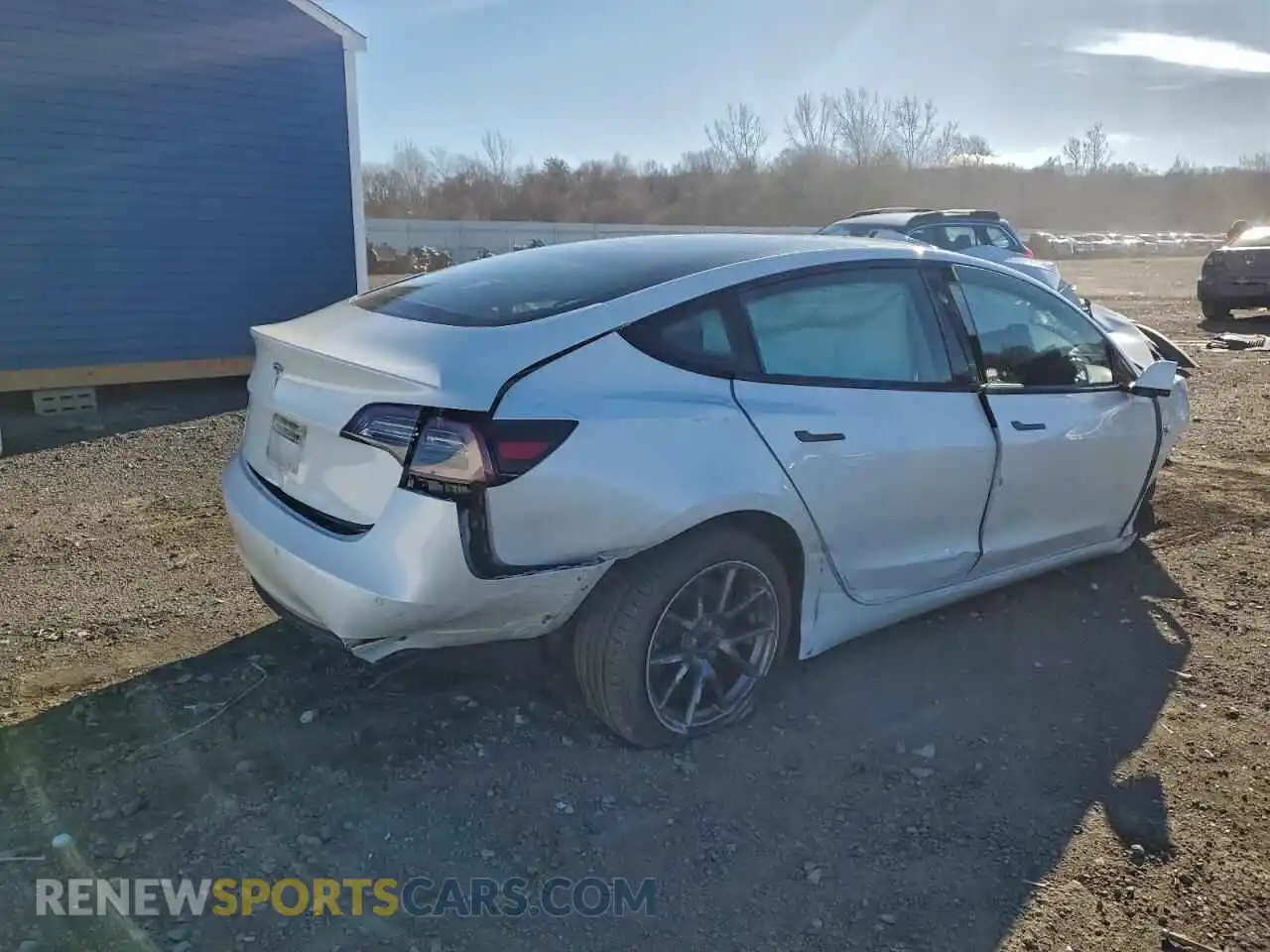 3 Photograph of a damaged car 5YJ3E1EA7MF854982 TESLA MODEL 3 2021