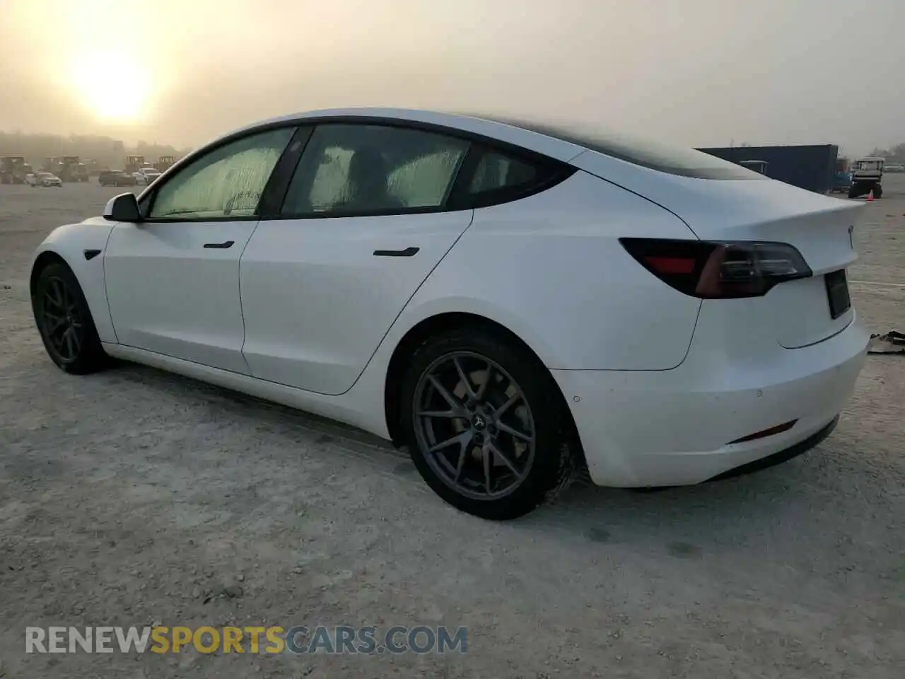 2 Photograph of a damaged car 5YJ3E1EA7MF855081 TESLA MODEL 3 2021