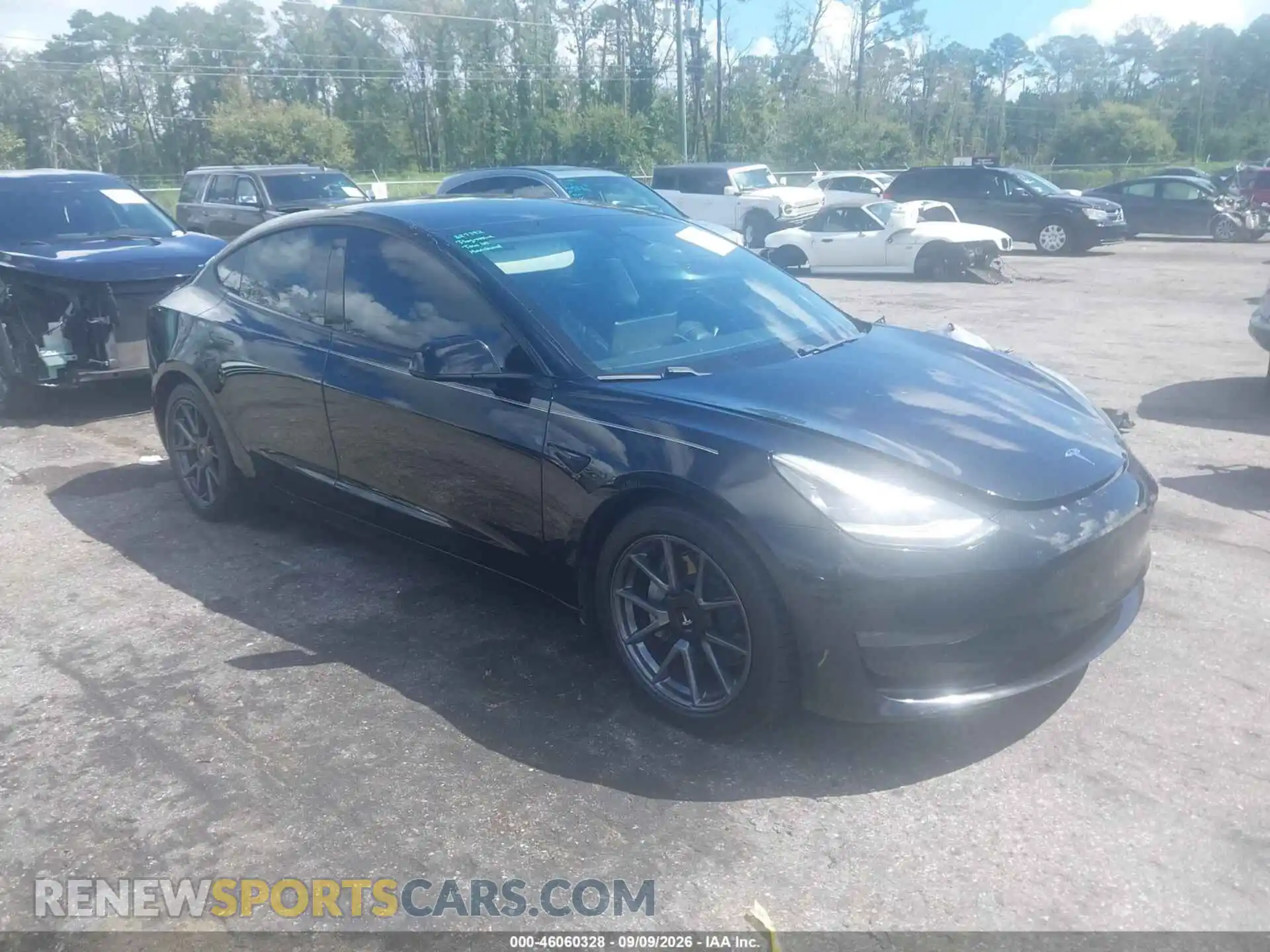 1 Photograph of a damaged car 5YJ3E1EA7MF859325 TESLA MODEL 3 2021