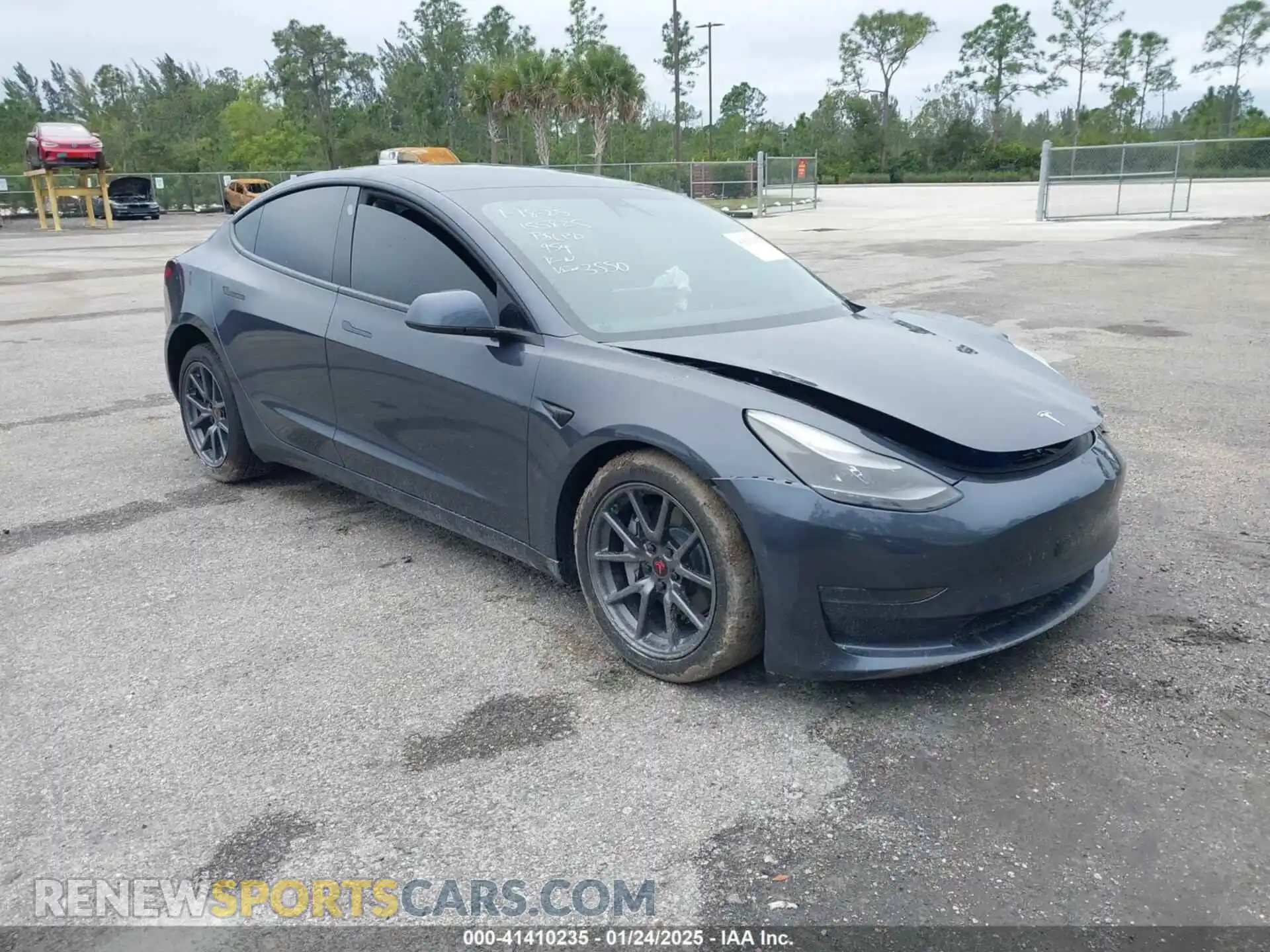 1 Photograph of a damaged car 5YJ3E1EA7MF873550 TESLA MODEL 3 2021