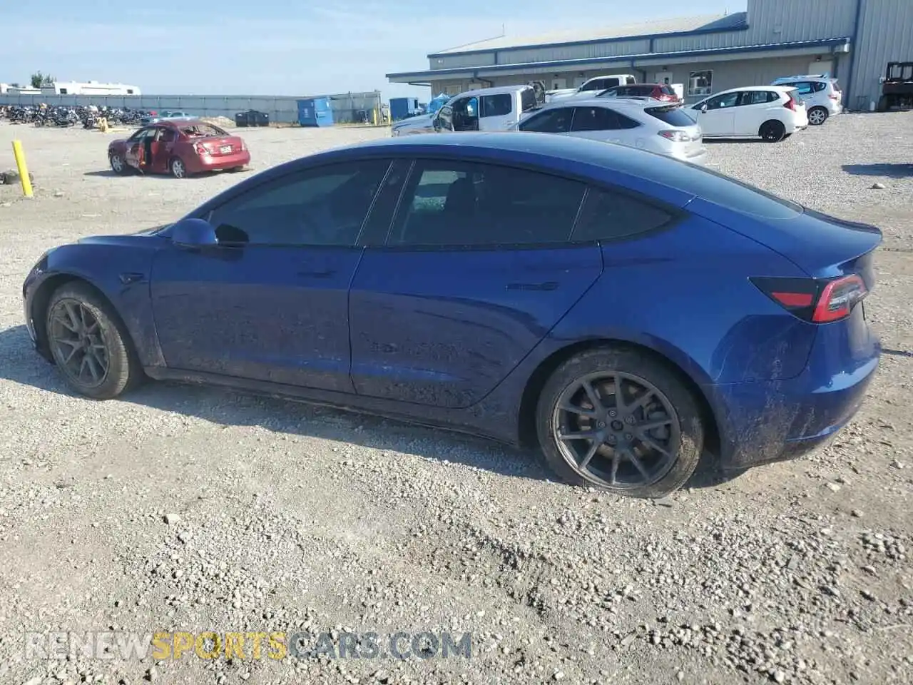 2 Photograph of a damaged car 5YJ3E1EA7MF914792 TESLA MODEL 3 2021