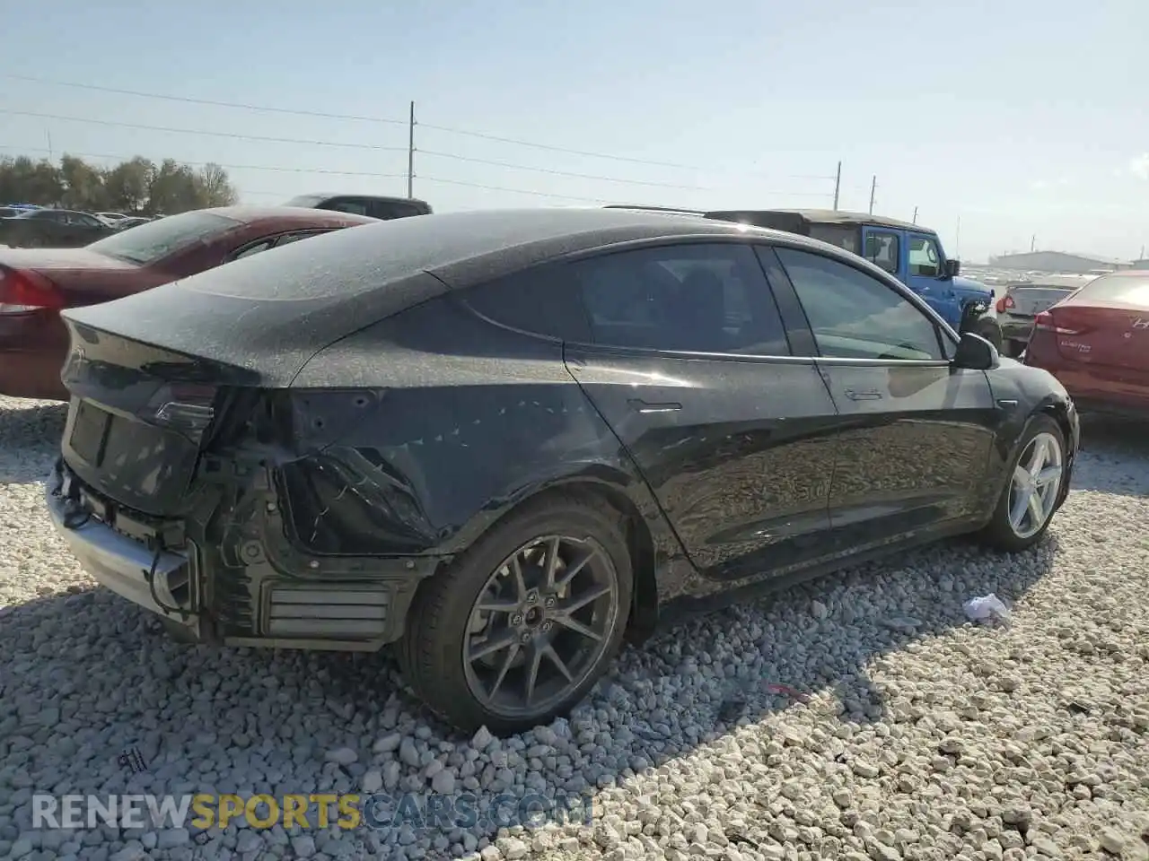3 Photograph of a damaged car 5YJ3E1EA7MF922973 TESLA MODEL 3 2021