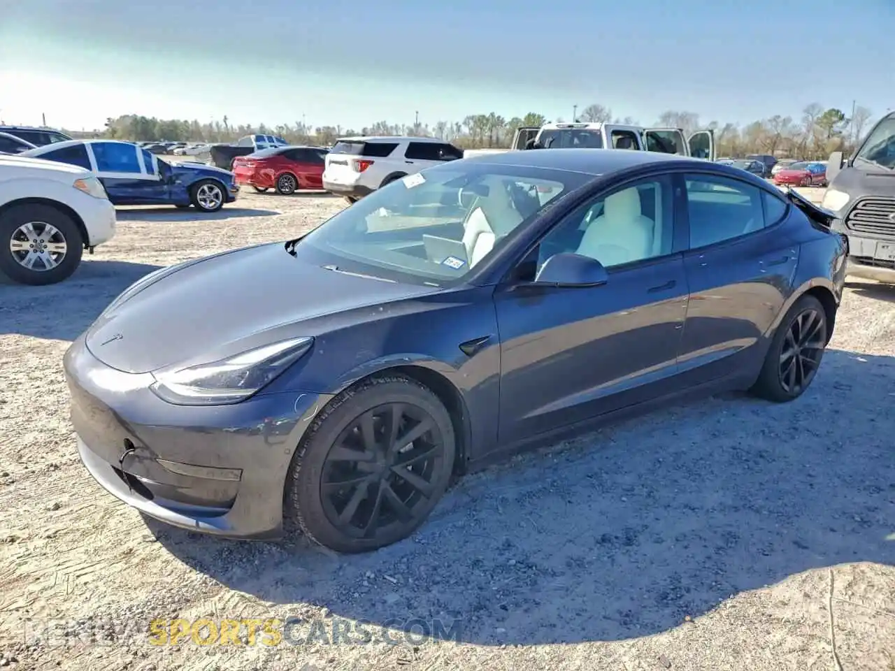 1 Фотография поврежденного автомобиля 5YJ3E1EA7MF989931 TESLA MODEL 3 2021