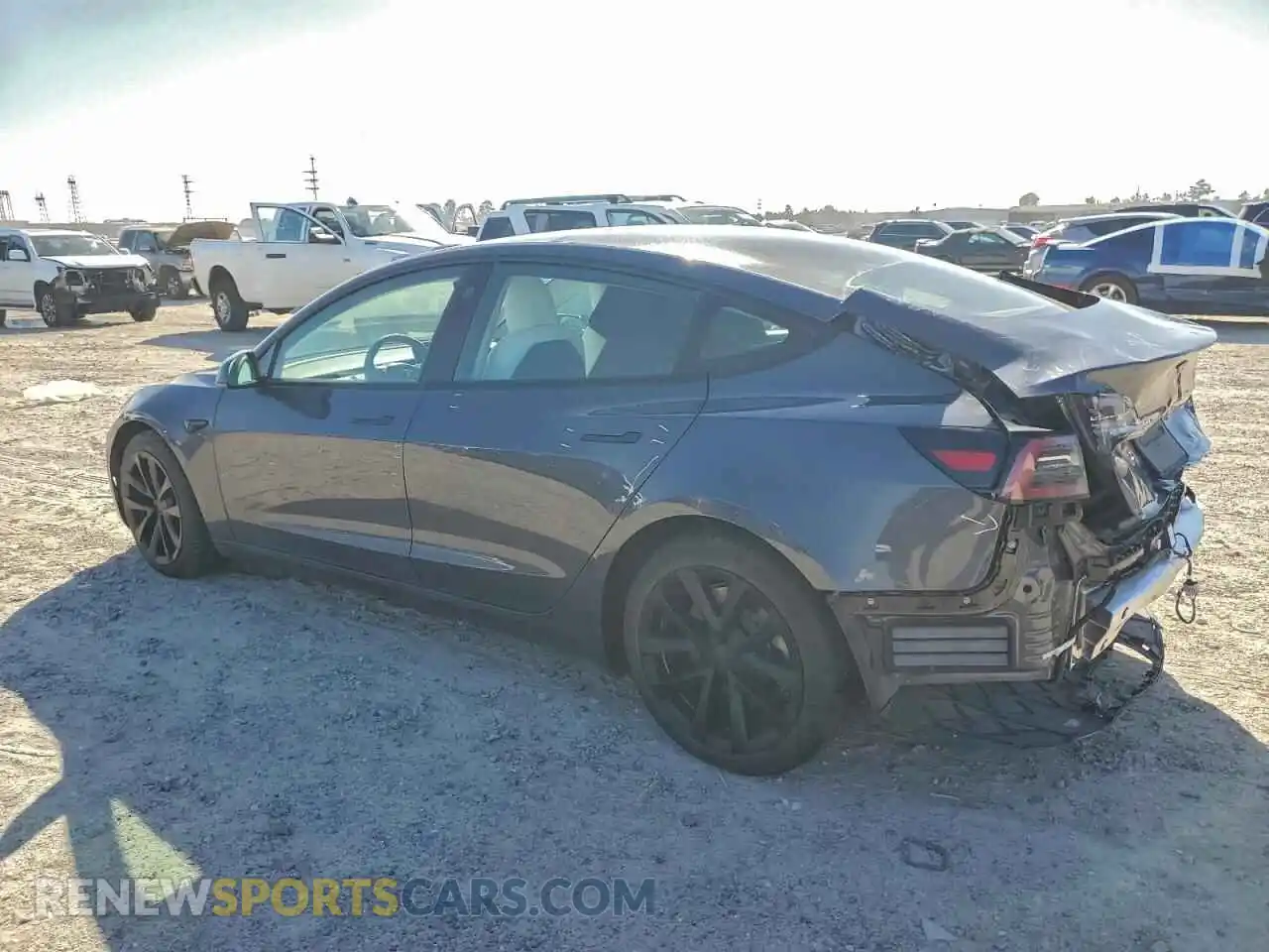 2 Фотография поврежденного автомобиля 5YJ3E1EA7MF989931 TESLA MODEL 3 2021