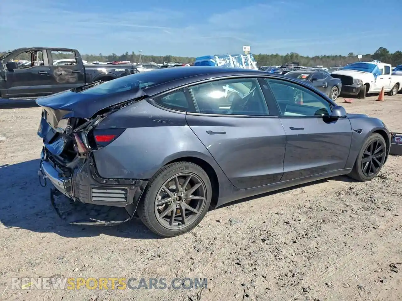 3 Фотография поврежденного автомобиля 5YJ3E1EA7MF989931 TESLA MODEL 3 2021