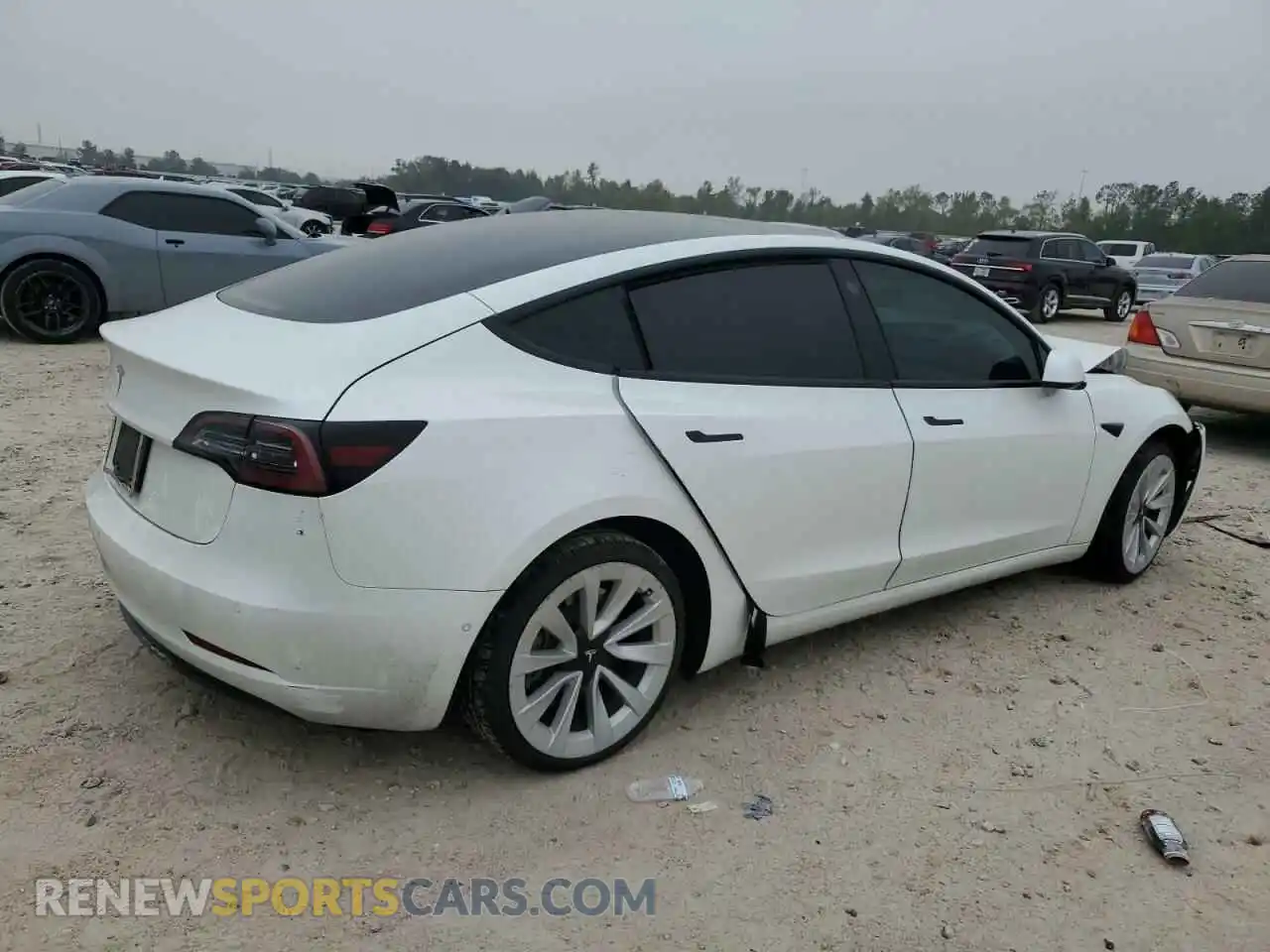3 Photograph of a damaged car 5YJ3E1EA7MF996362 TESLA MODEL 3 2021