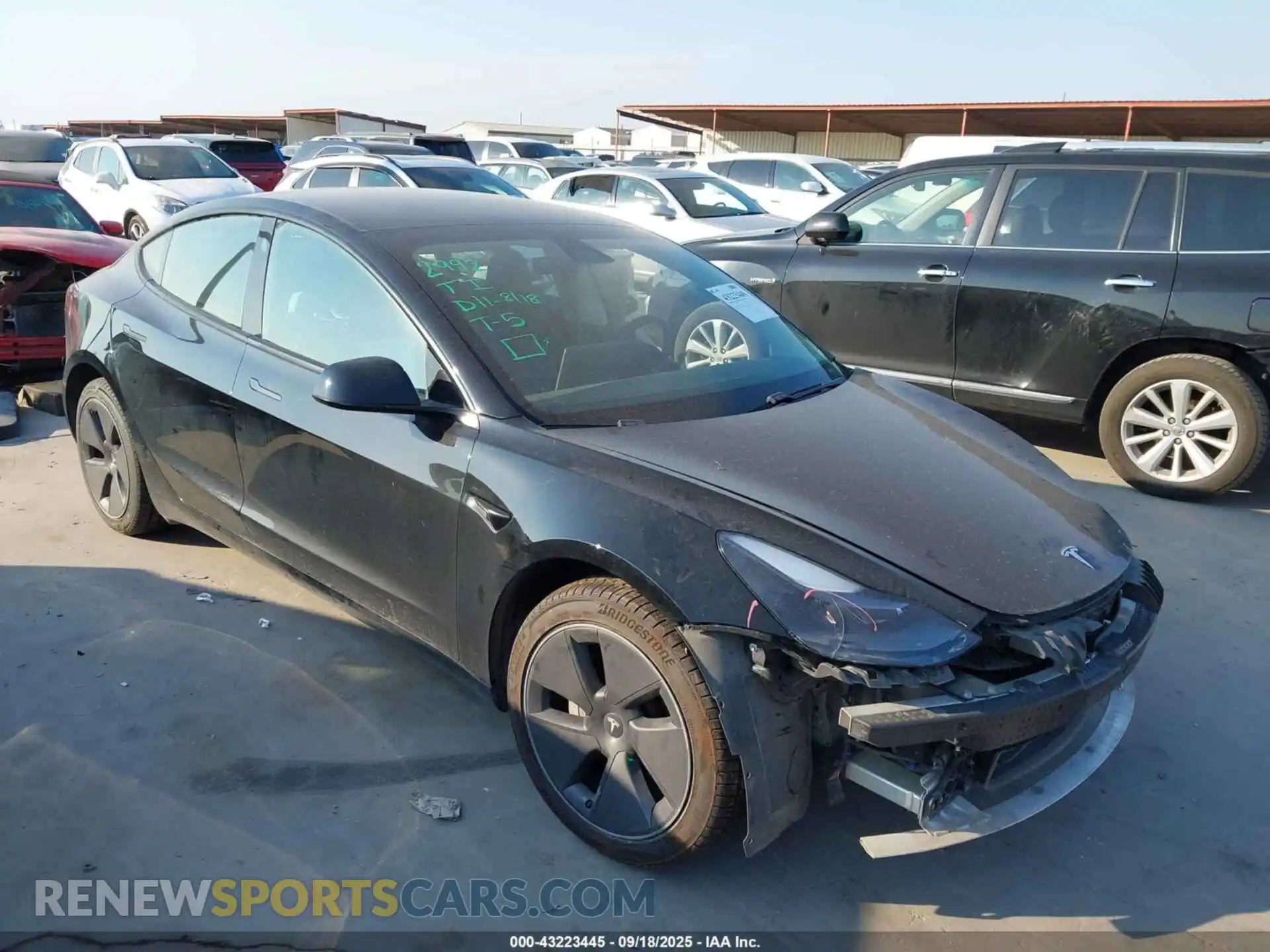 1 Photograph of a damaged car 5YJ3E1EA7MF996720 TESLA MODEL 3 2021