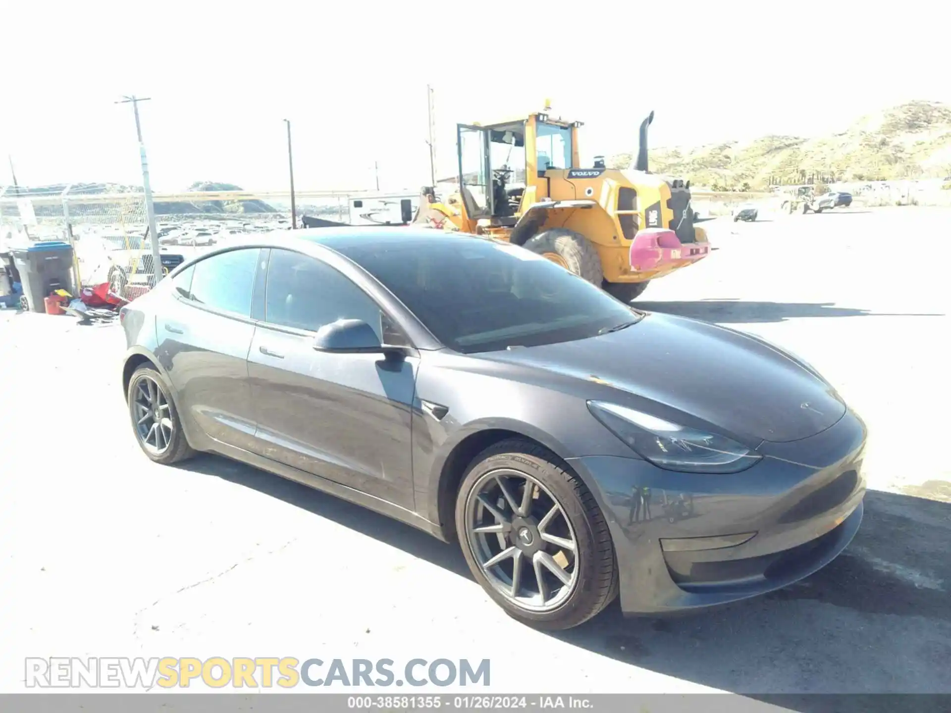 1 Photograph of a damaged car 5YJ3E1EA8MF006268 TESLA MODEL 3 2021