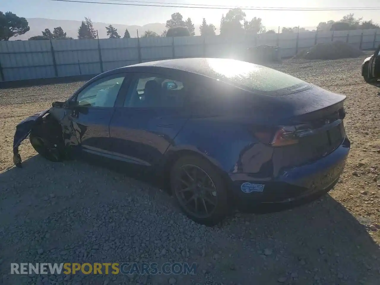 2 Photograph of a damaged car 5YJ3E1EA8MF027167 TESLA MODEL 3 2021
