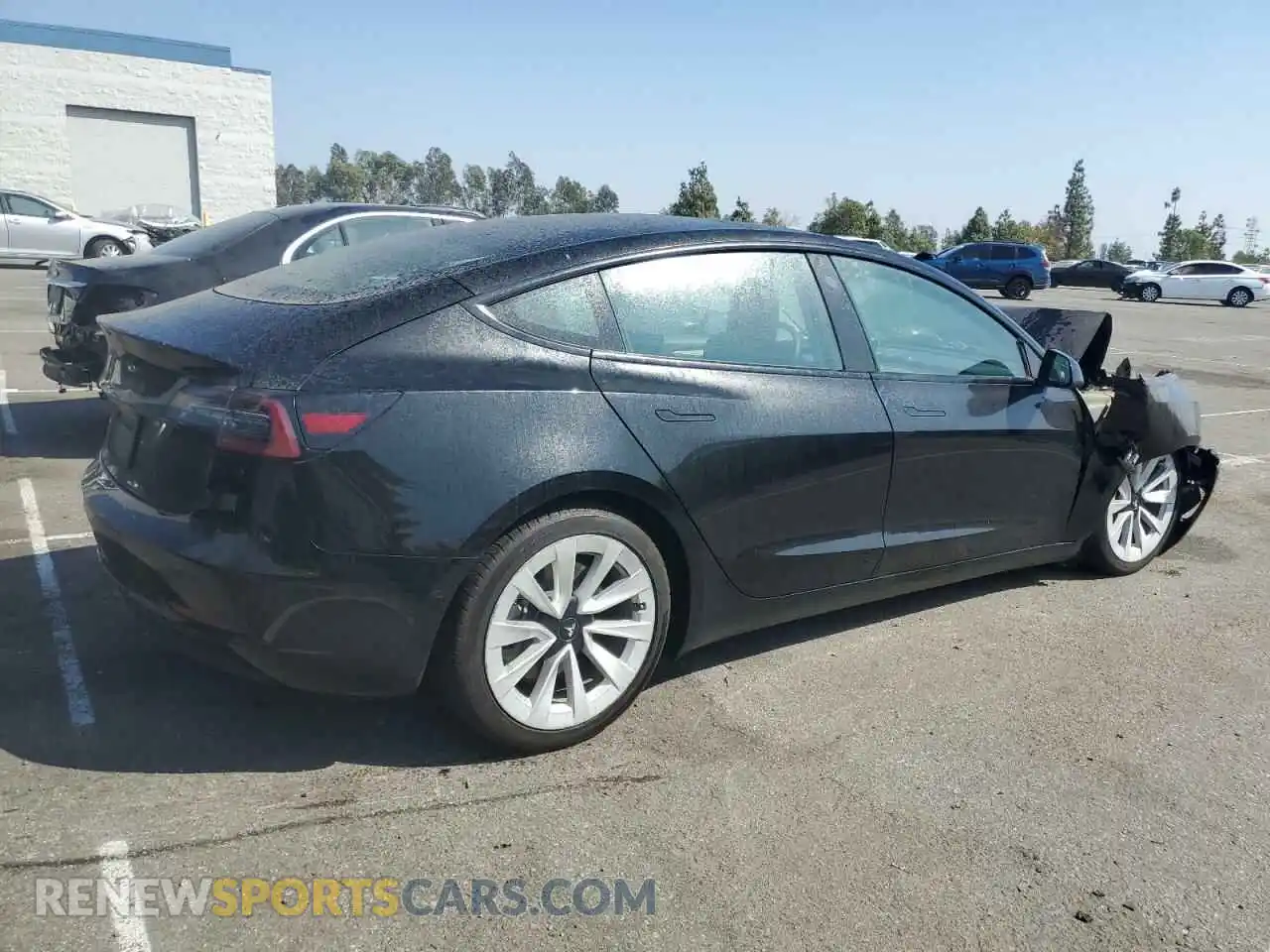 3 Photograph of a damaged car 5YJ3E1EA8MF051887 TESLA MODEL 3 2021