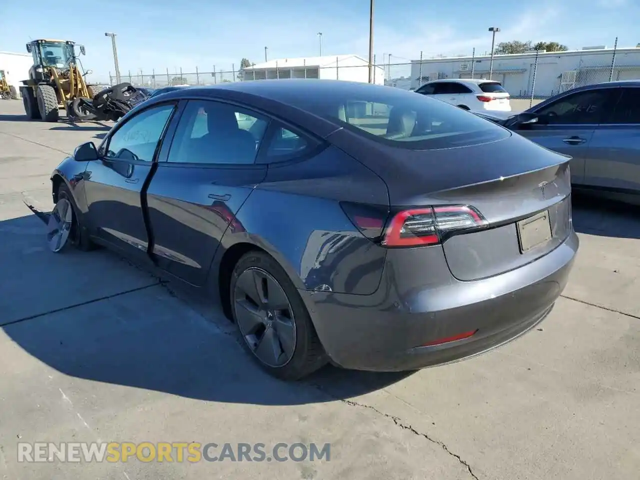 3 Photograph of a damaged car 5YJ3E1EA8MF057687 TESLA MODEL 3 2021