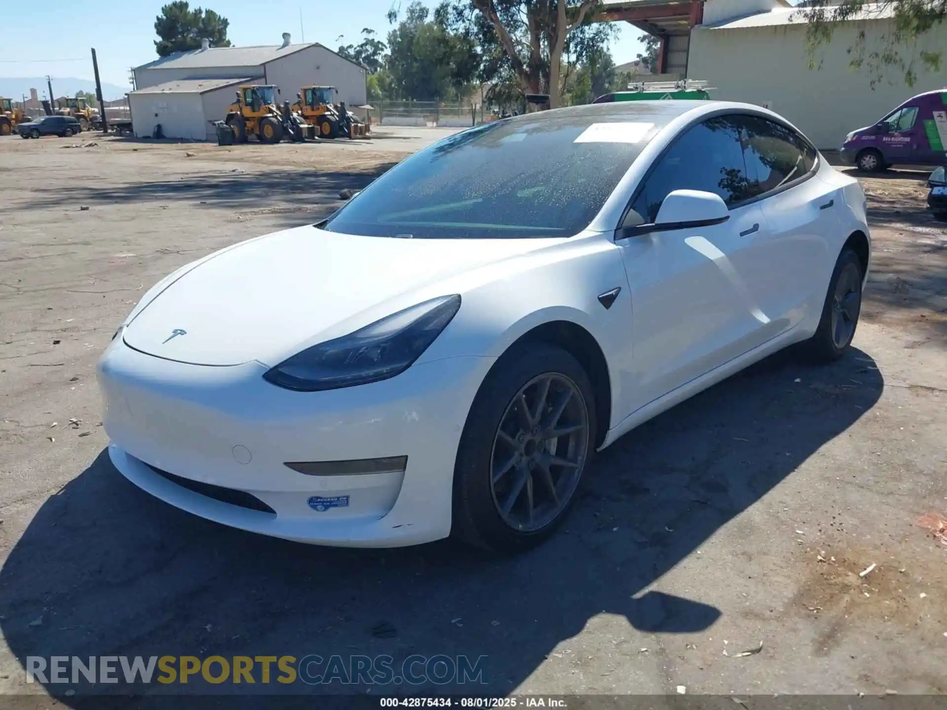 2 Photograph of a damaged car 5YJ3E1EA8MF064588 TESLA MODEL 3 2021