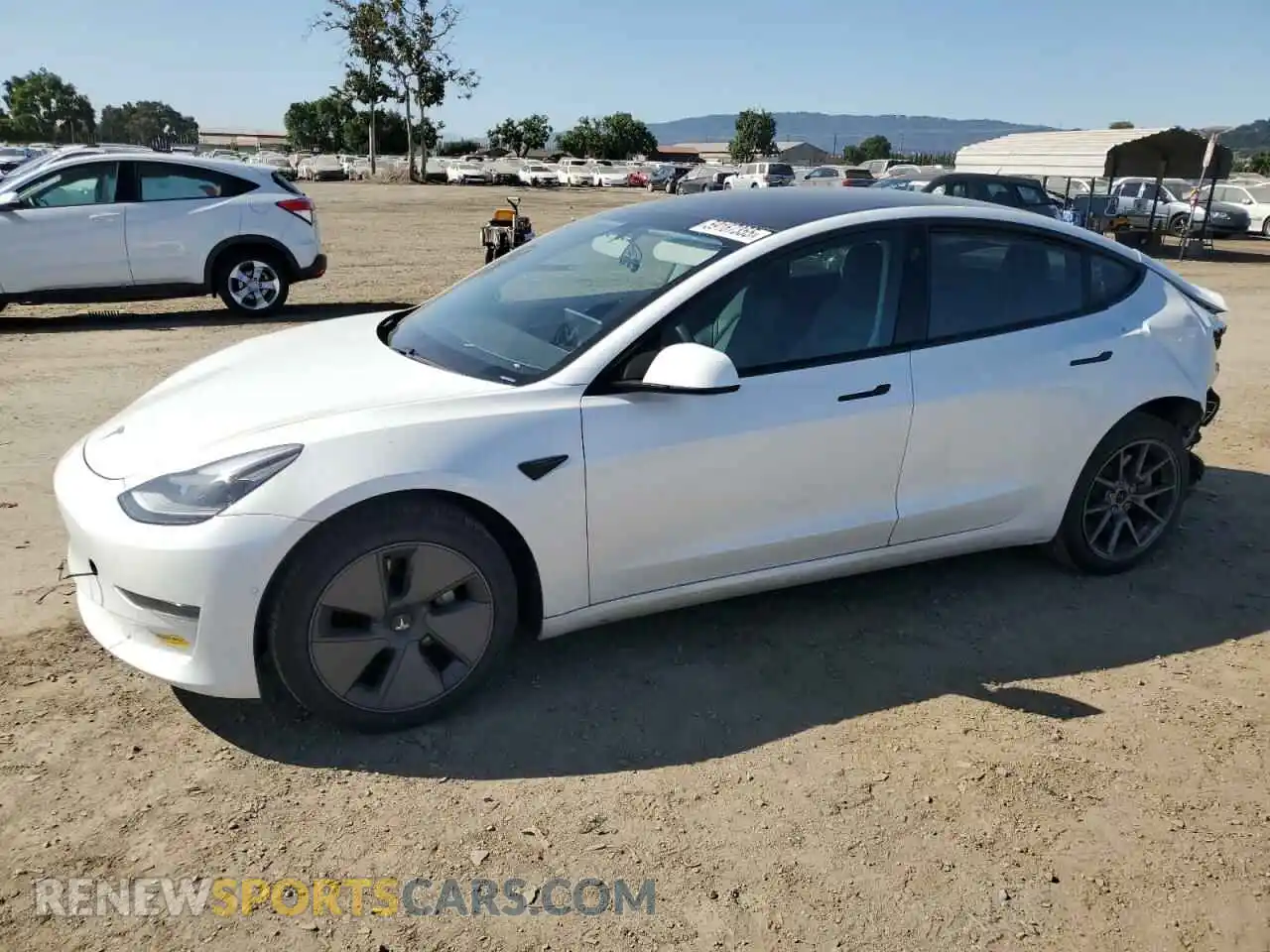 1 Фотография поврежденного автомобиля 5YJ3E1EA8MF072111 TESLA MODEL 3 2021