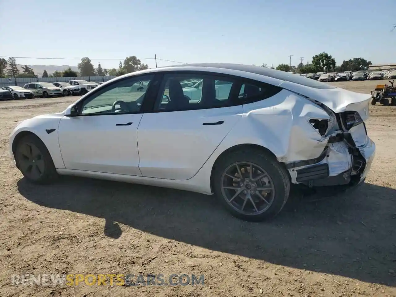 2 Фотография поврежденного автомобиля 5YJ3E1EA8MF072111 TESLA MODEL 3 2021