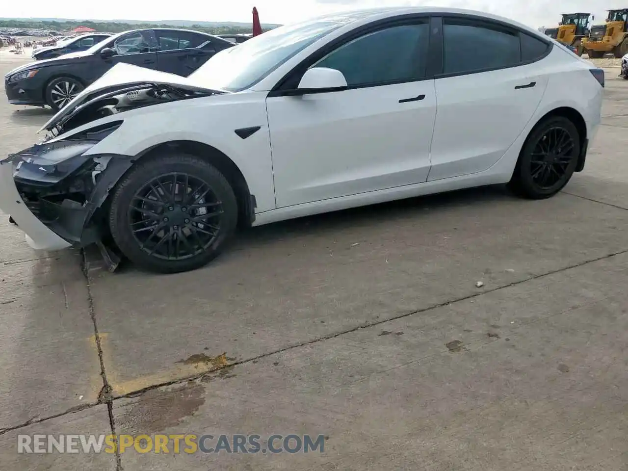1 Photograph of a damaged car 5YJ3E1EA8MF088874 TESLA MODEL 3 2021