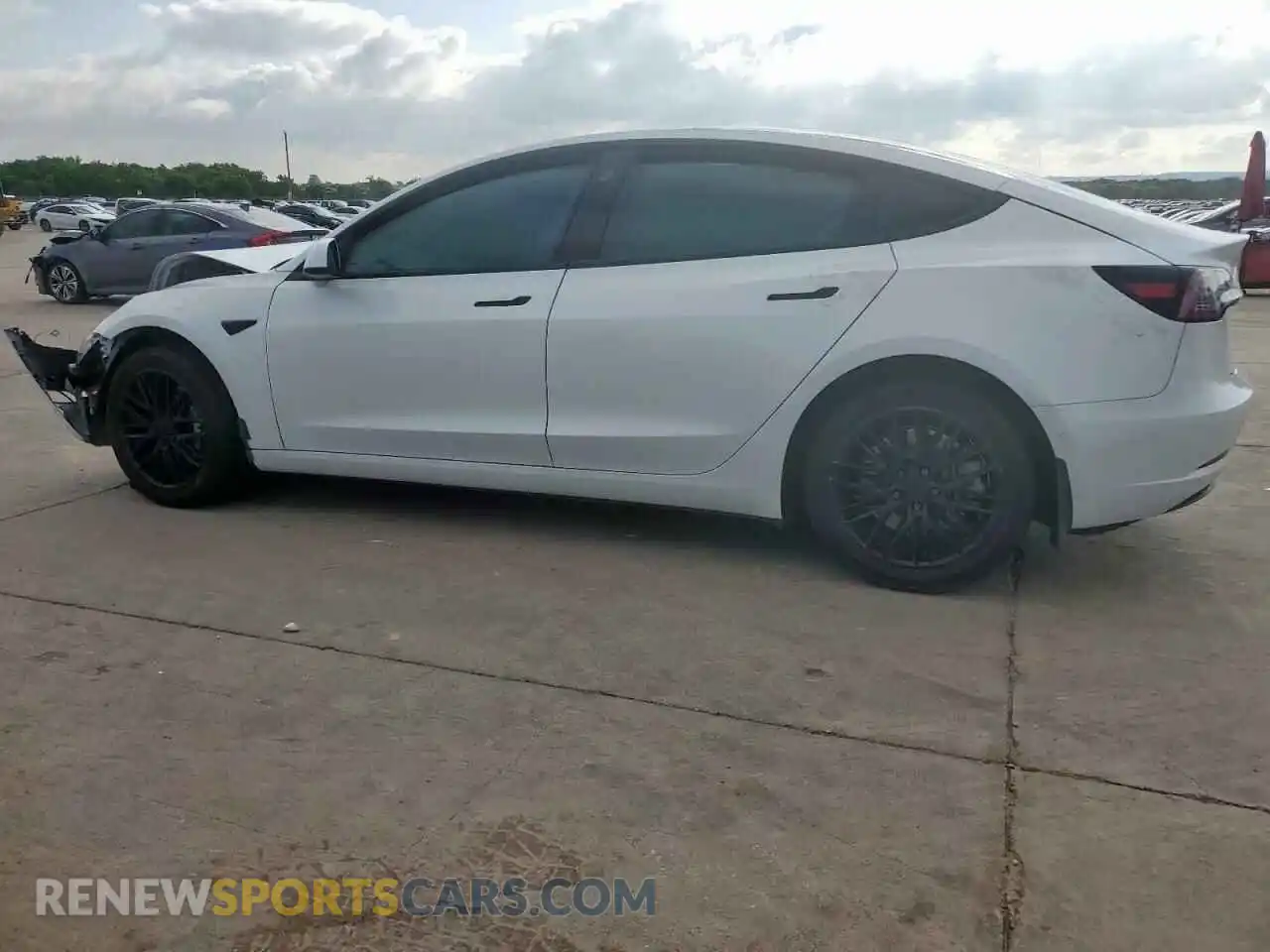 2 Photograph of a damaged car 5YJ3E1EA8MF088874 TESLA MODEL 3 2021