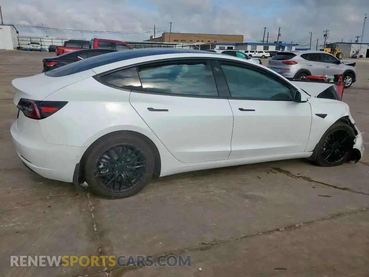 3 Photograph of a damaged car 5YJ3E1EA8MF088874 TESLA MODEL 3 2021