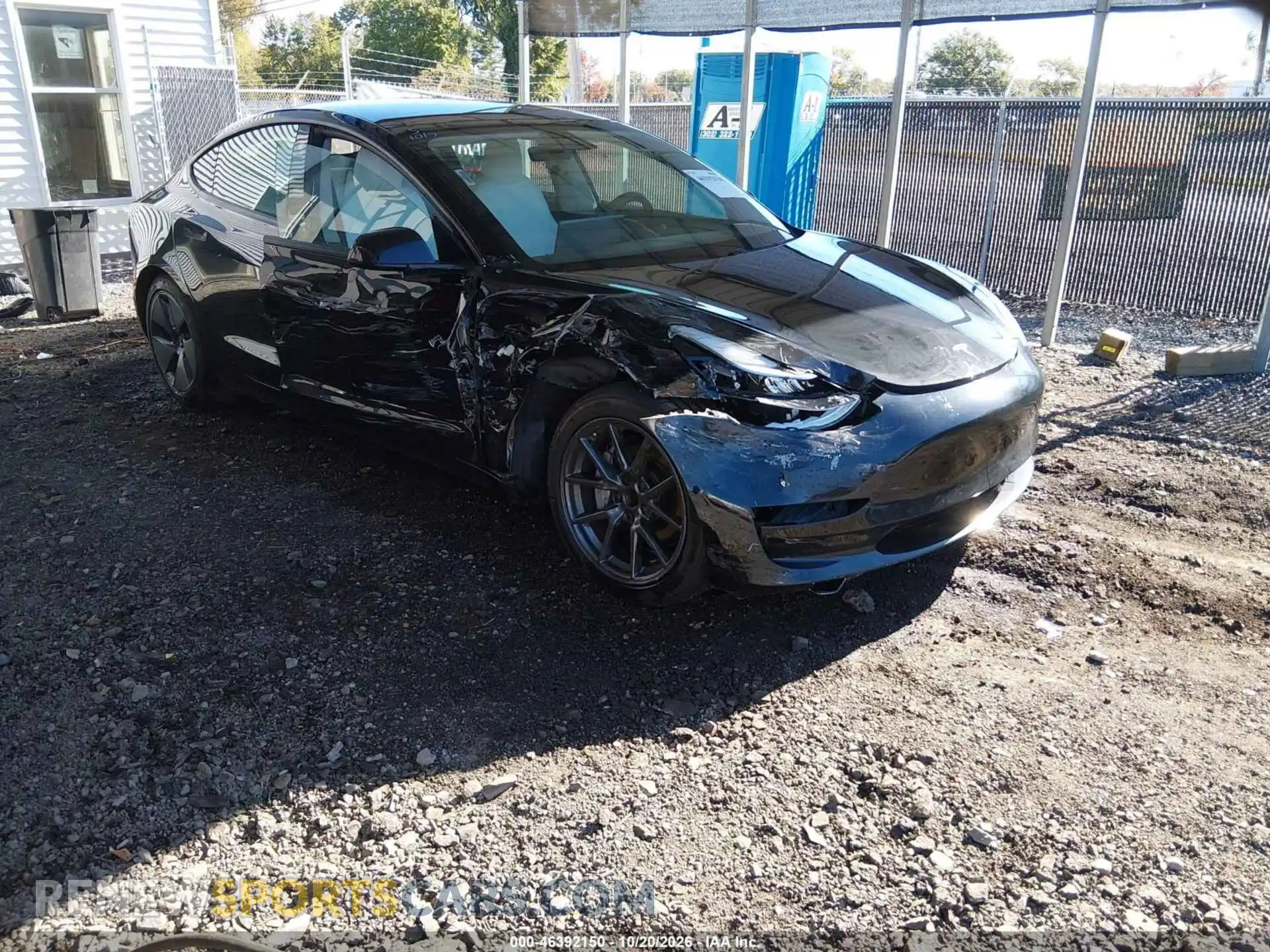 1 Photograph of a damaged car 5YJ3E1EA8MF856823 TESLA MODEL 3 2021