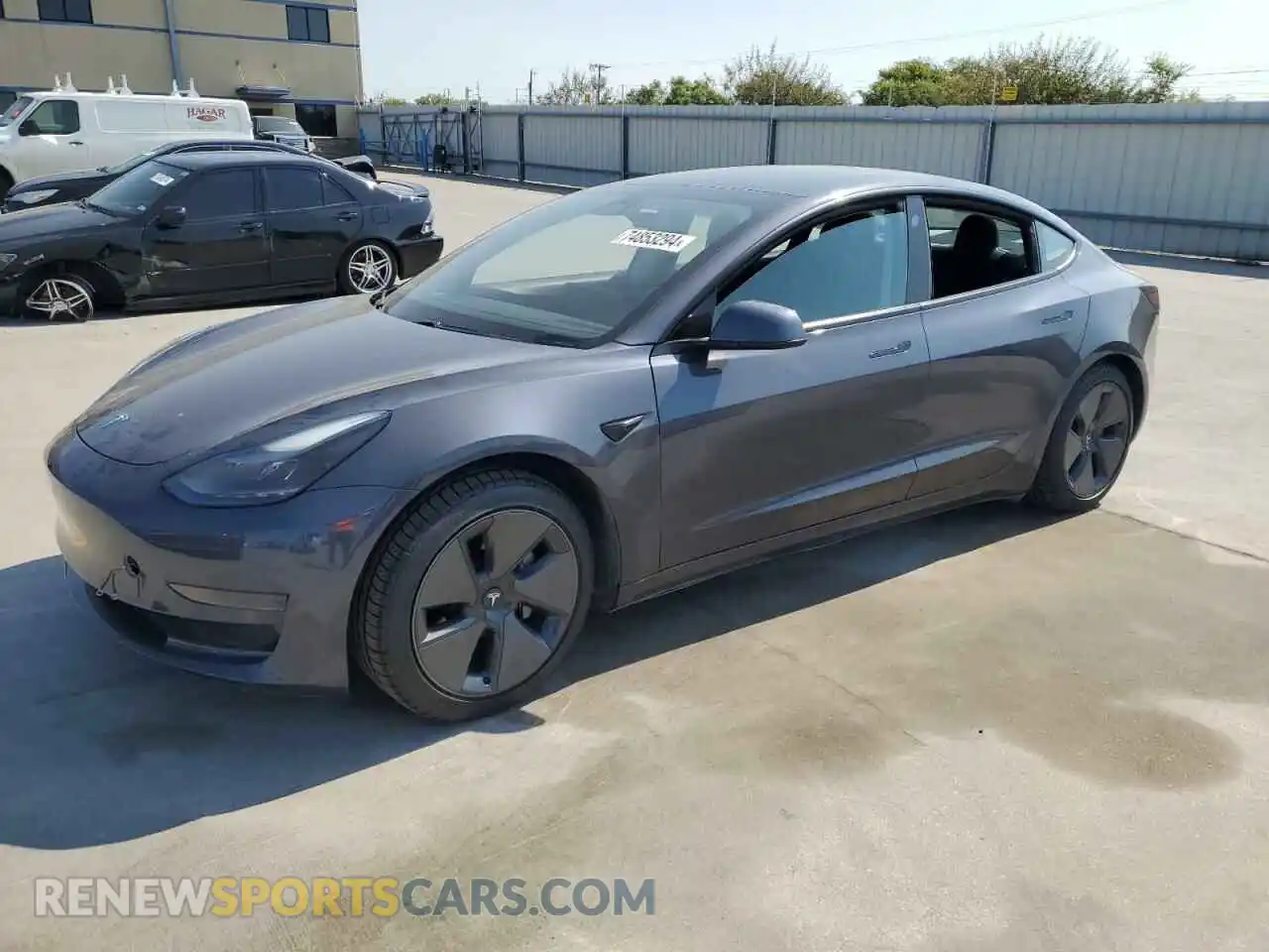 1 Photograph of a damaged car 5YJ3E1EA8MF867546 TESLA MODEL 3 2021