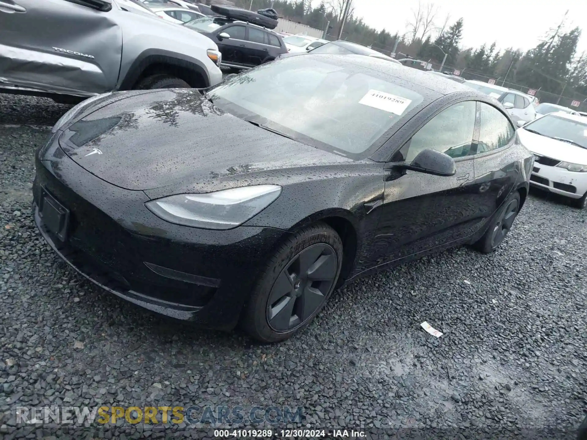 2 Photograph of a damaged car 5YJ3E1EA8MF875503 TESLA MODEL 3 2021