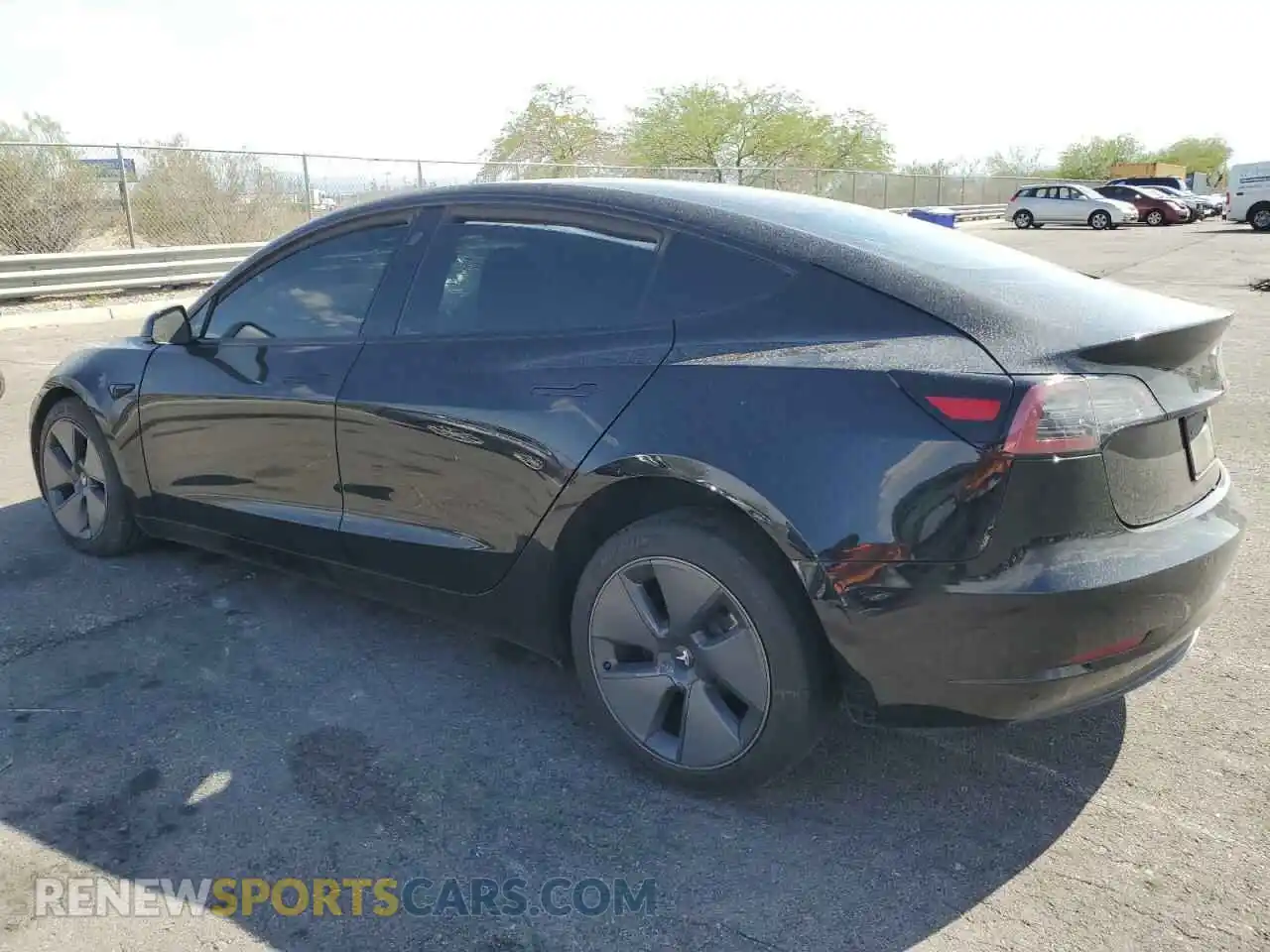 2 Photograph of a damaged car 5YJ3E1EA8MF875873 TESLA MODEL 3 2021