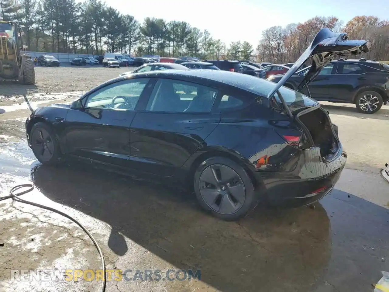 2 Photograph of a damaged car 5YJ3E1EA8MF907060 TESLA MODEL 3 2021