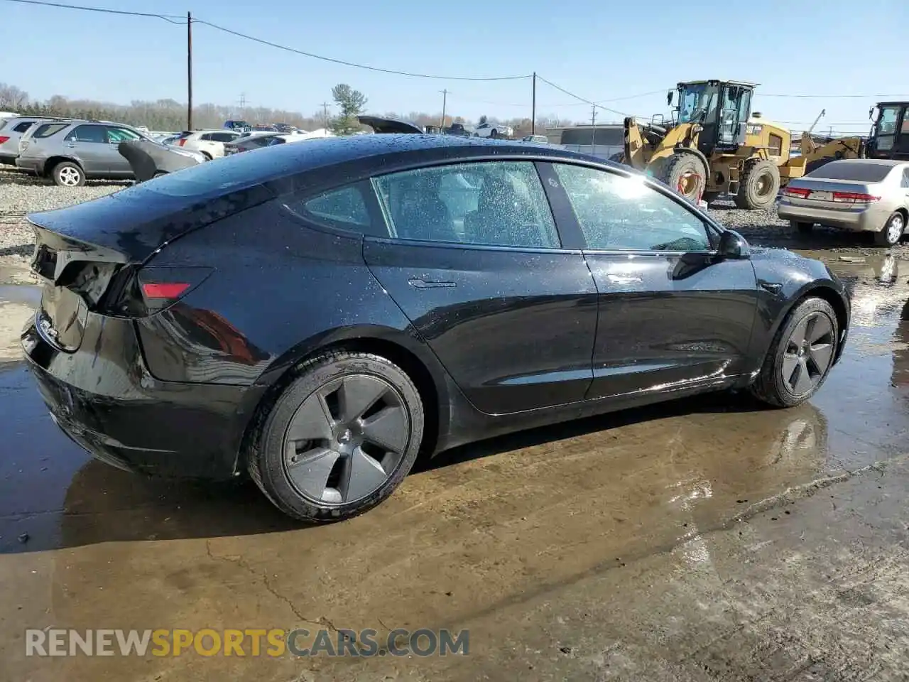 3 Photograph of a damaged car 5YJ3E1EA8MF907060 TESLA MODEL 3 2021