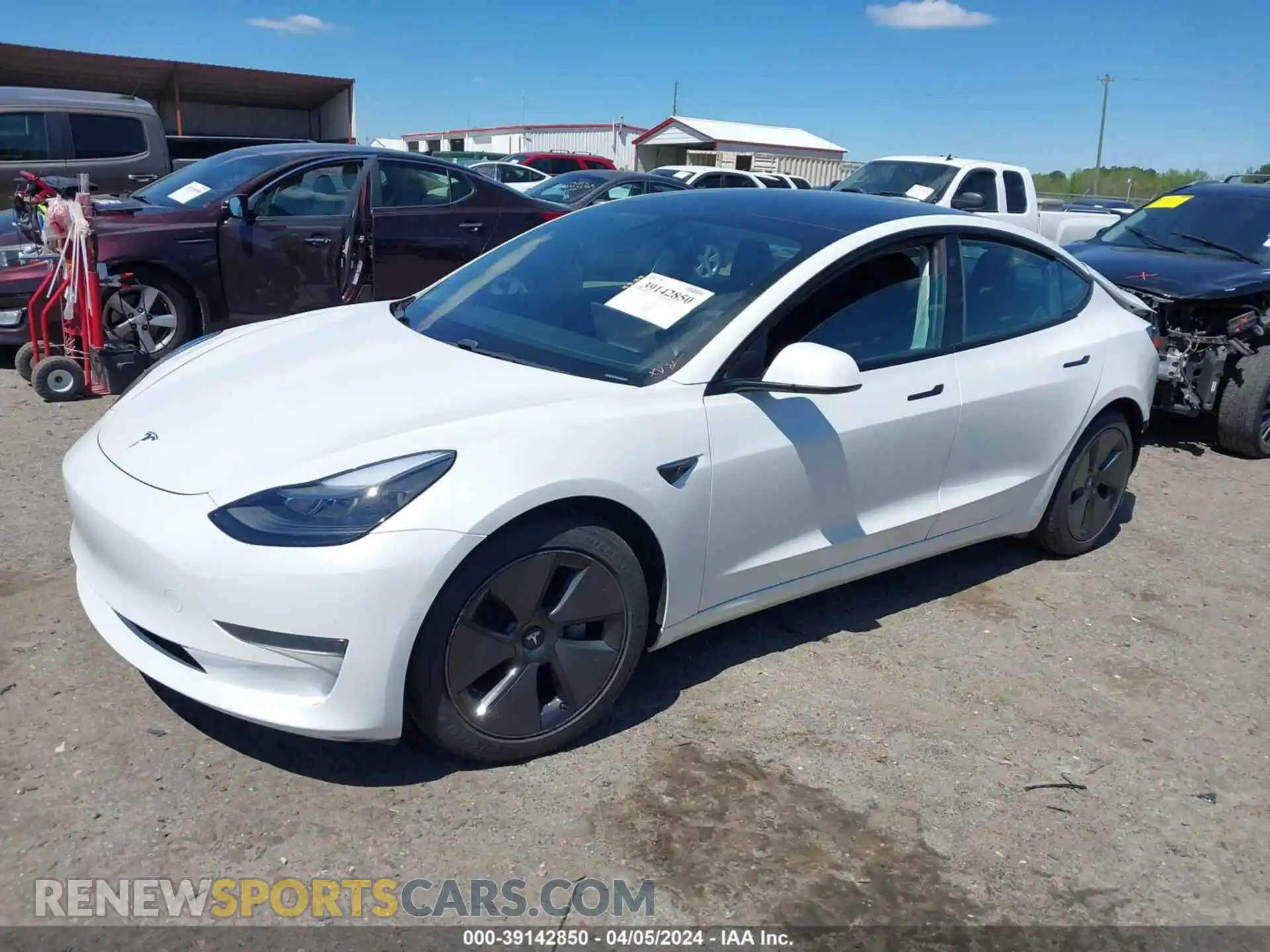 2 Photograph of a damaged car 5YJ3E1EA8MF919774 TESLA MODEL 3 2021