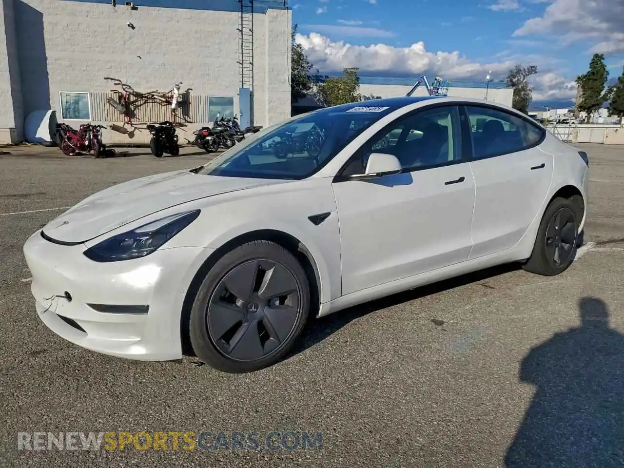 1 Photograph of a damaged car 5YJ3E1EA8MF921394 TESLA MODEL 3 2021