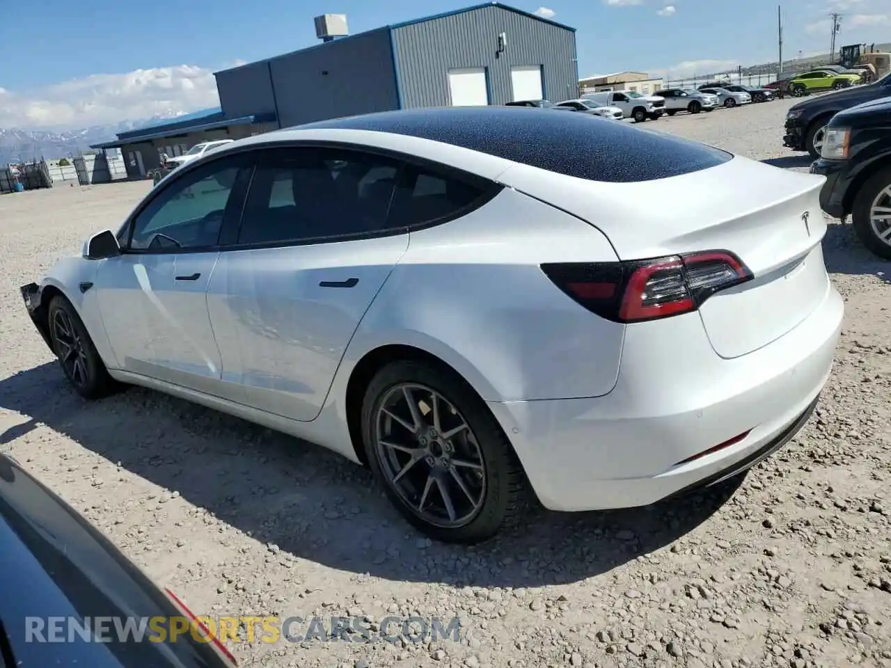 2 Photograph of a damaged car 5YJ3E1EA8MF922416 TESLA MODEL 3 2021