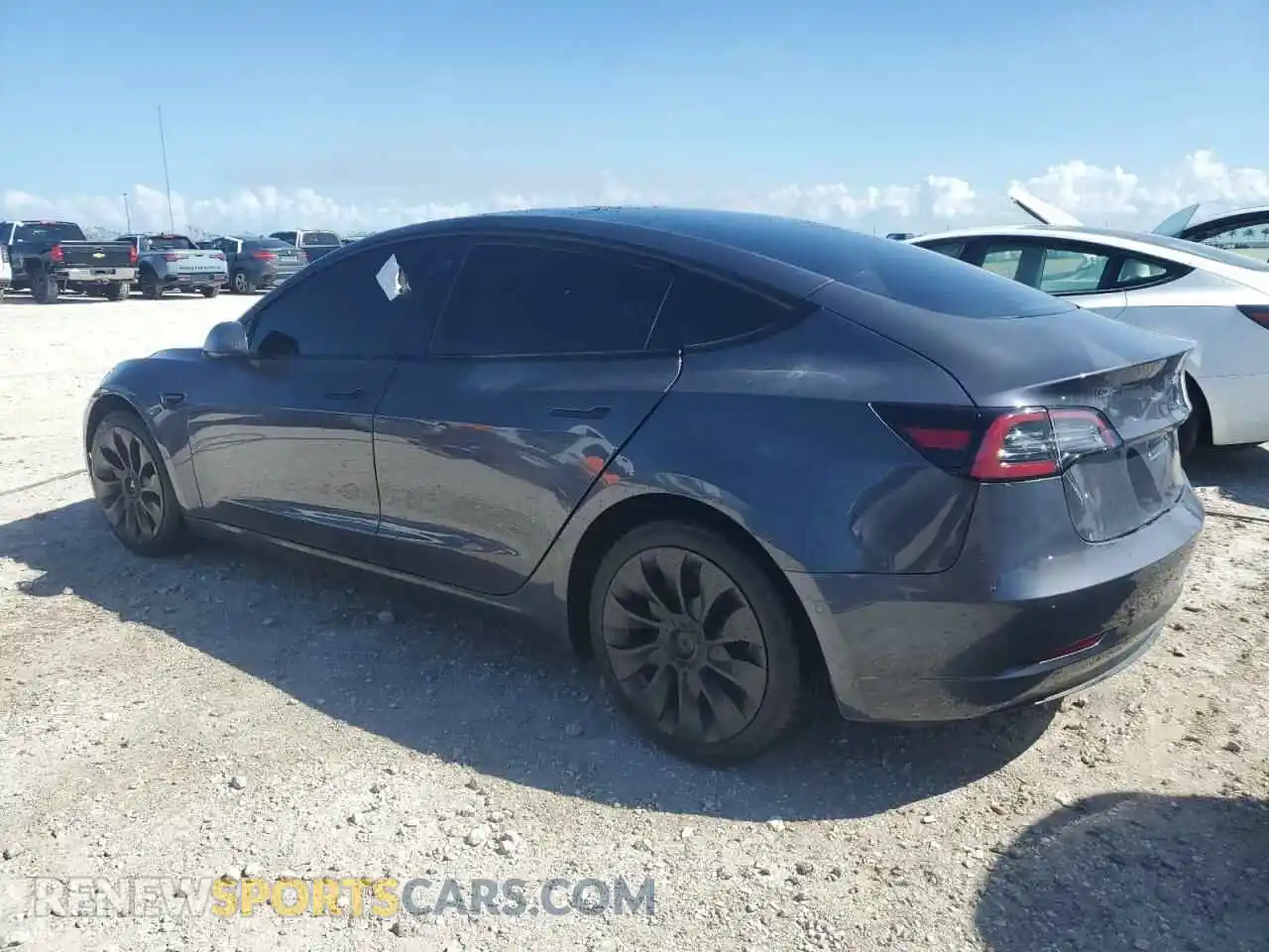 2 Photograph of a damaged car 5YJ3E1EA8MF978419 TESLA MODEL 3 2021