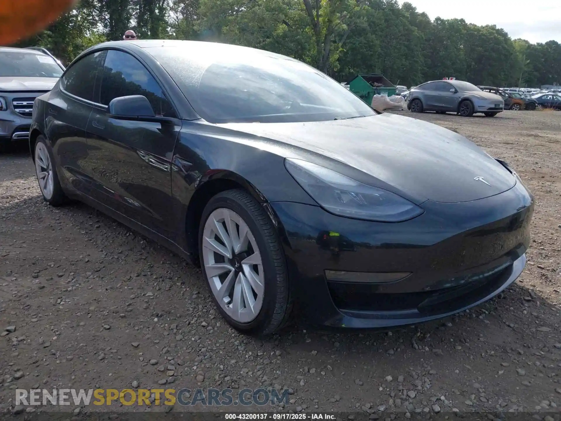 1 Photograph of a damaged car 5YJ3E1EA8MF990702 TESLA MODEL 3 2021