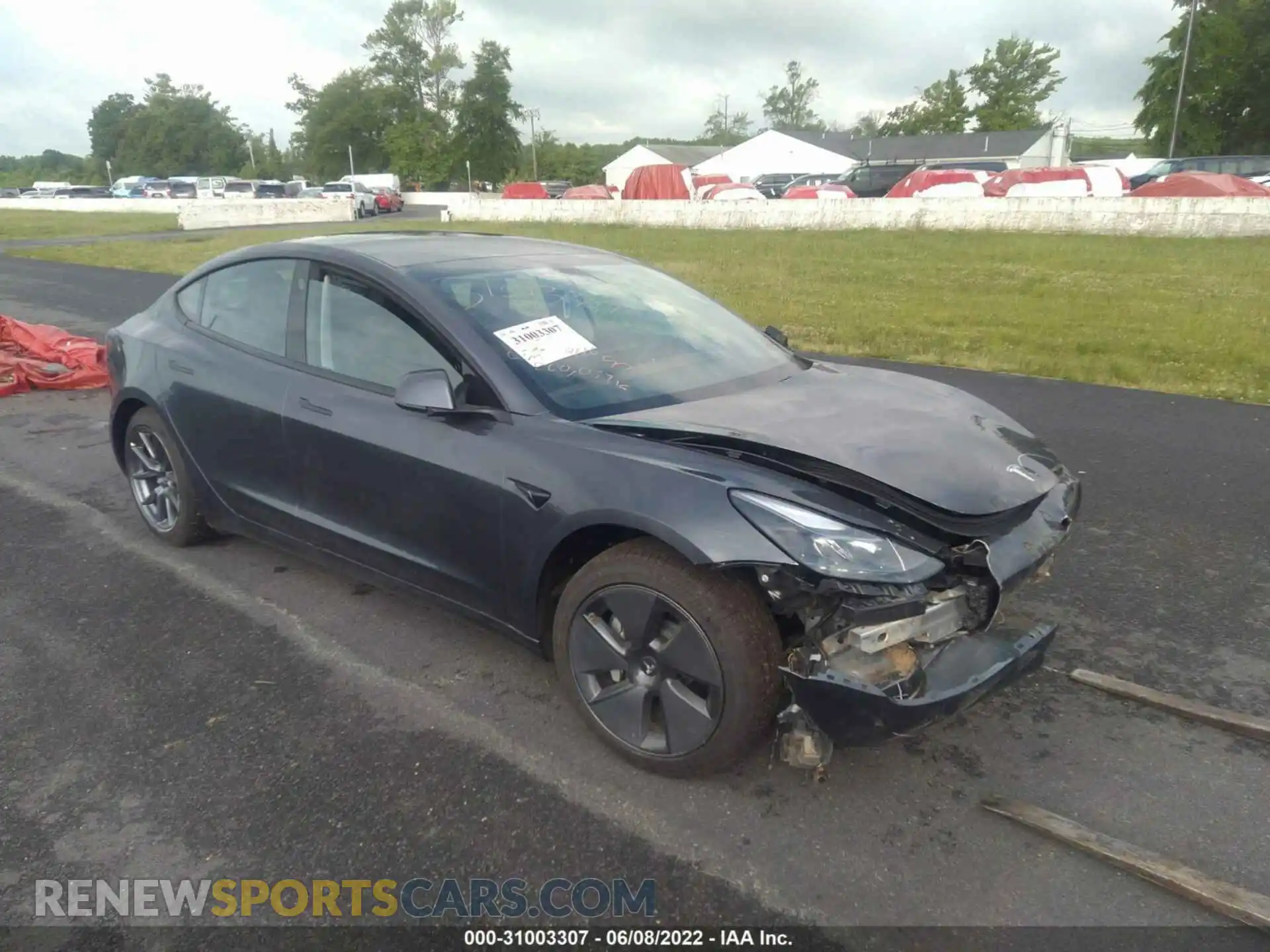 1 fotografías del automóvil dañado 5YJ3E1EA9MF017439 TESLA MODEL 3 2021