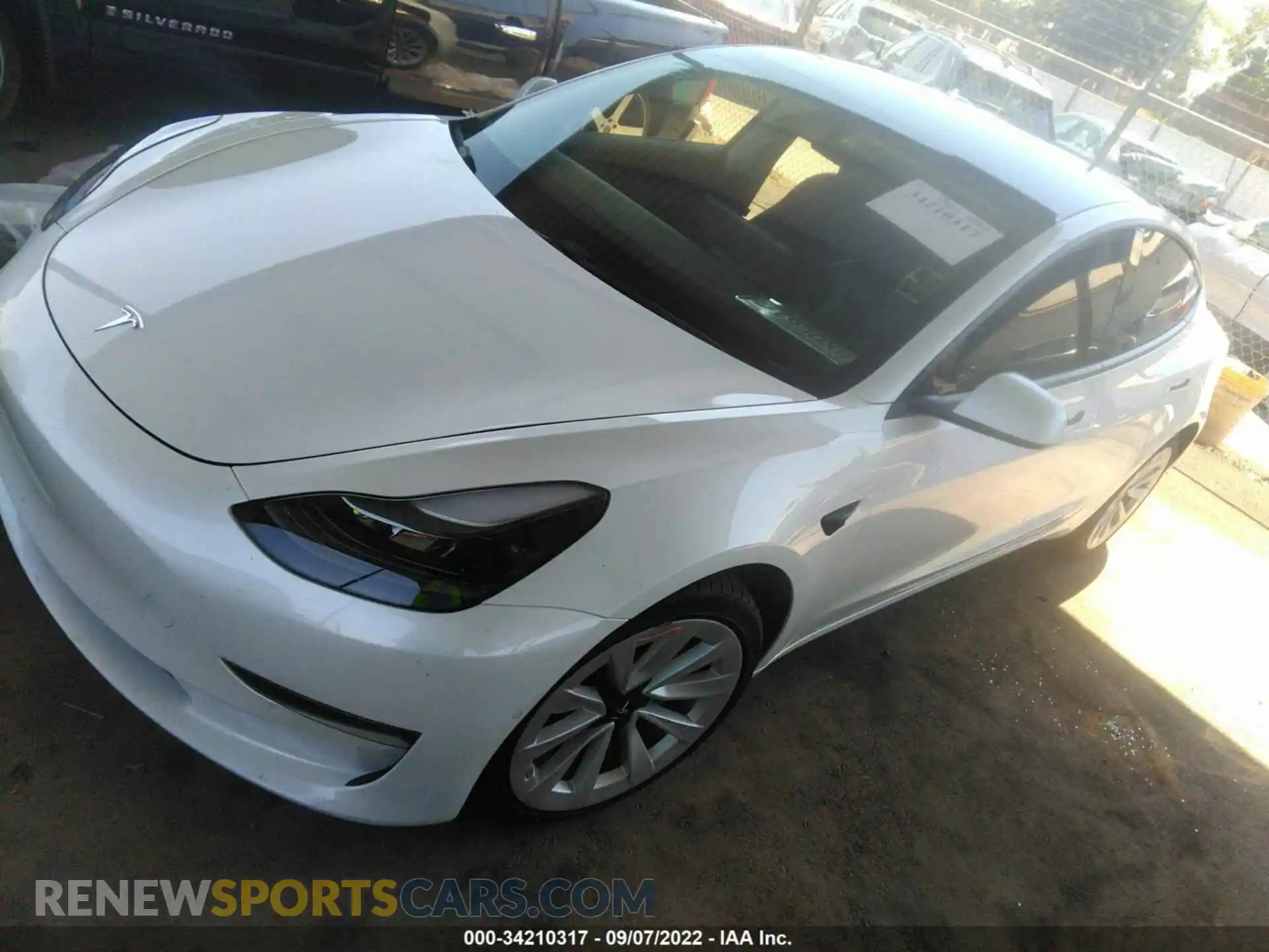 2 Photograph of a damaged car 5YJ3E1EA9MF018218 TESLA MODEL 3 2021